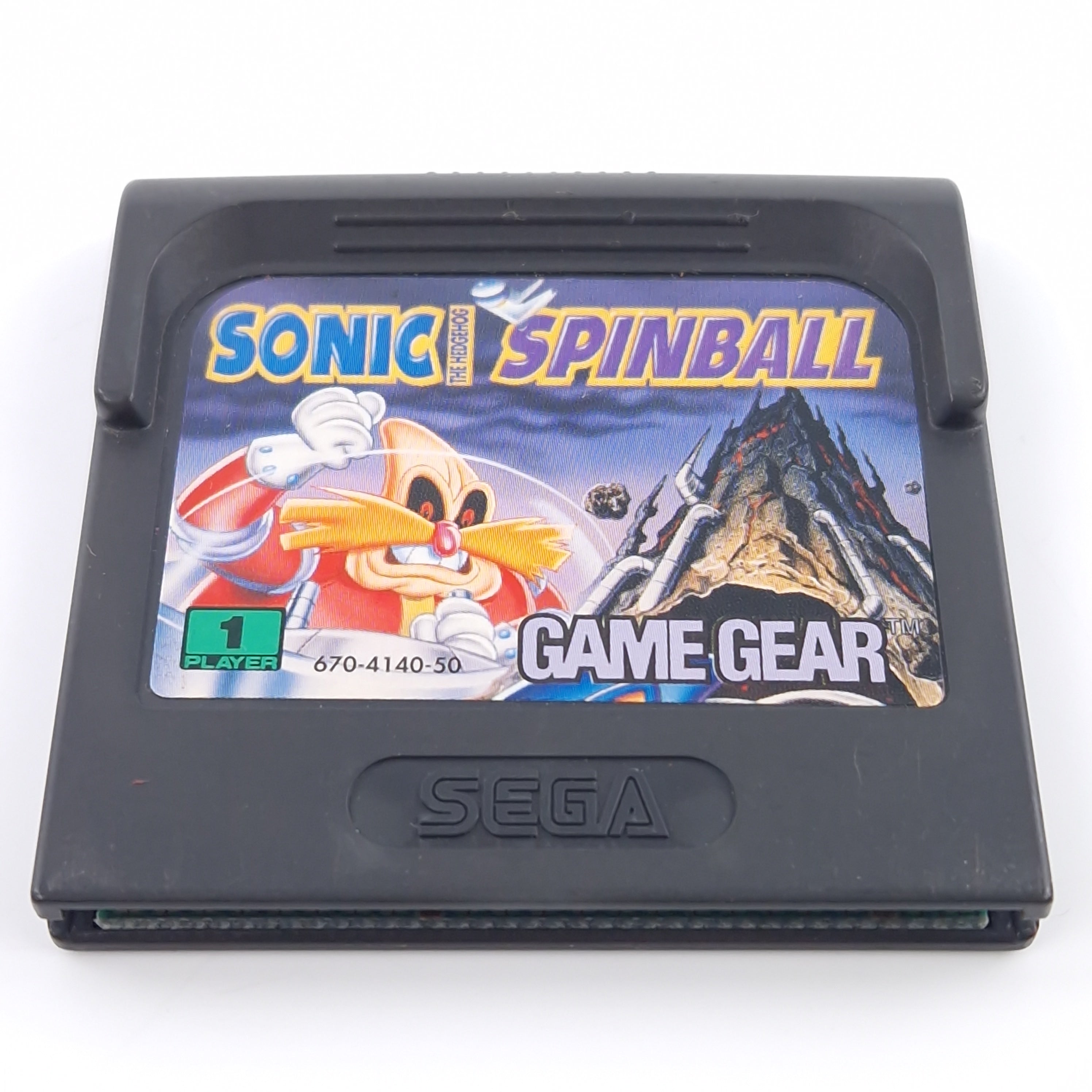 Sega Game Gear Spiel – Sonic The Hedgehog Spinball Modul