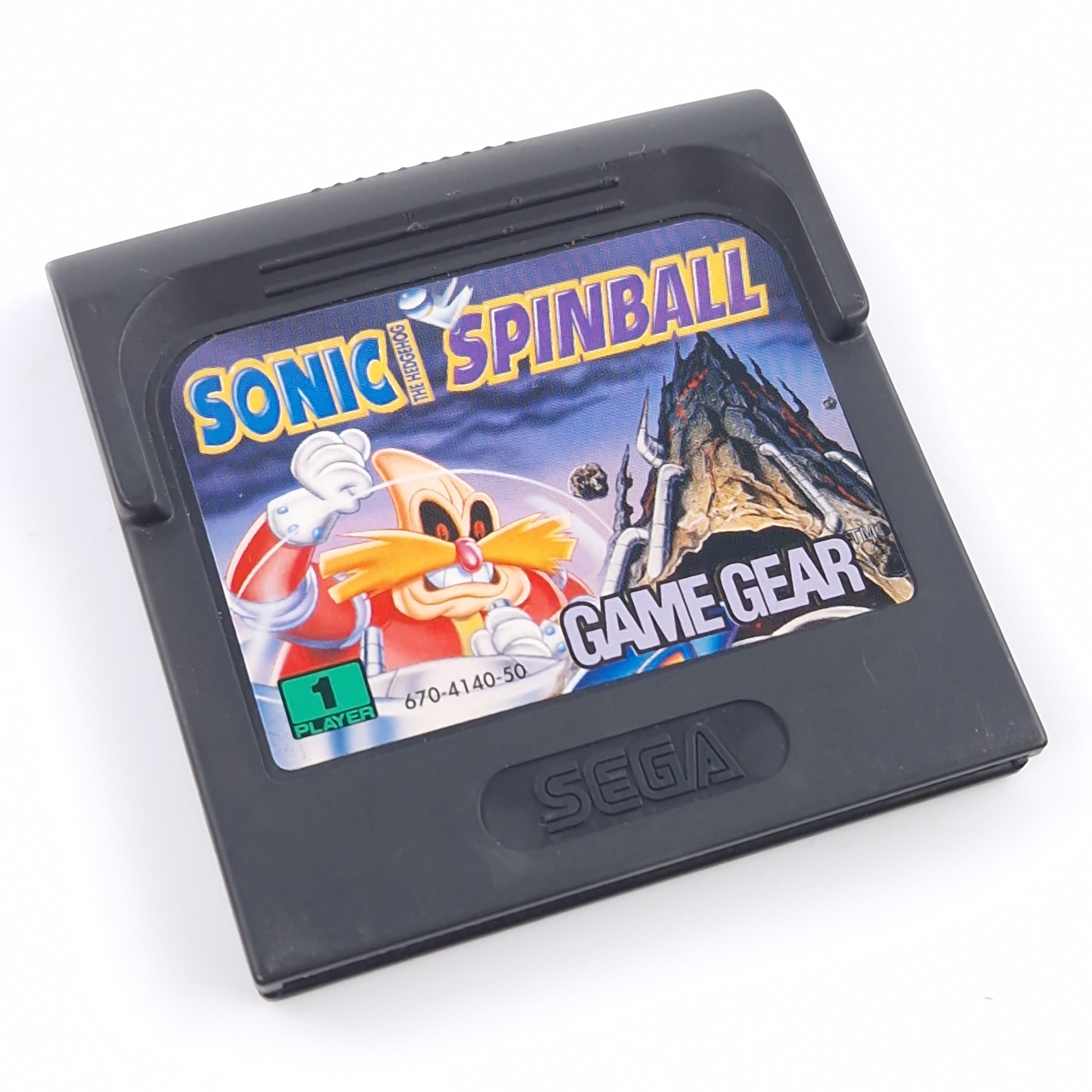 Sega Game Gear Spiel – Sonic The Hedgehog Spinball Modul