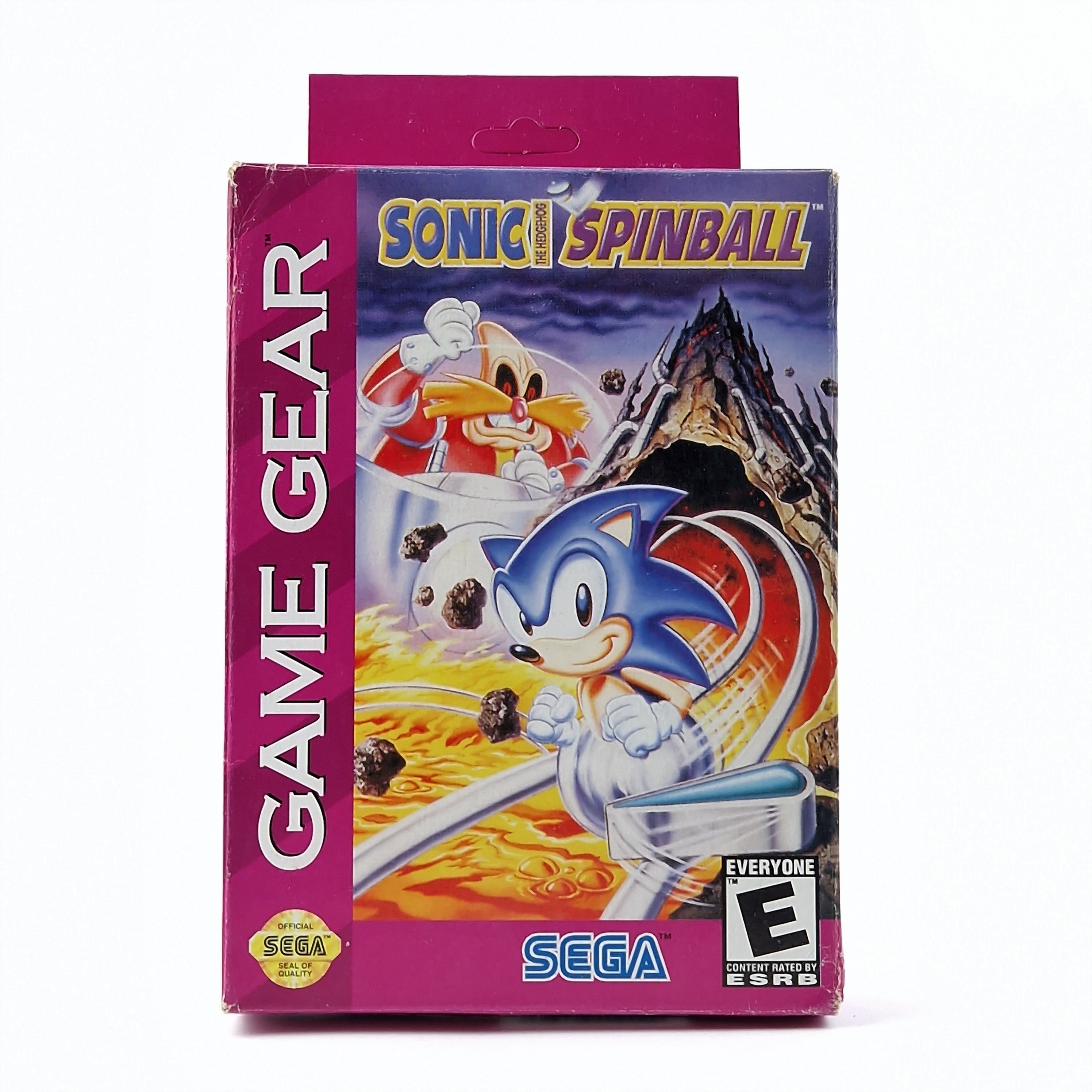 Sega Game Gear Spiel: Sonic The Hedgehog Spinball - OVP Anleitung Modul USA
