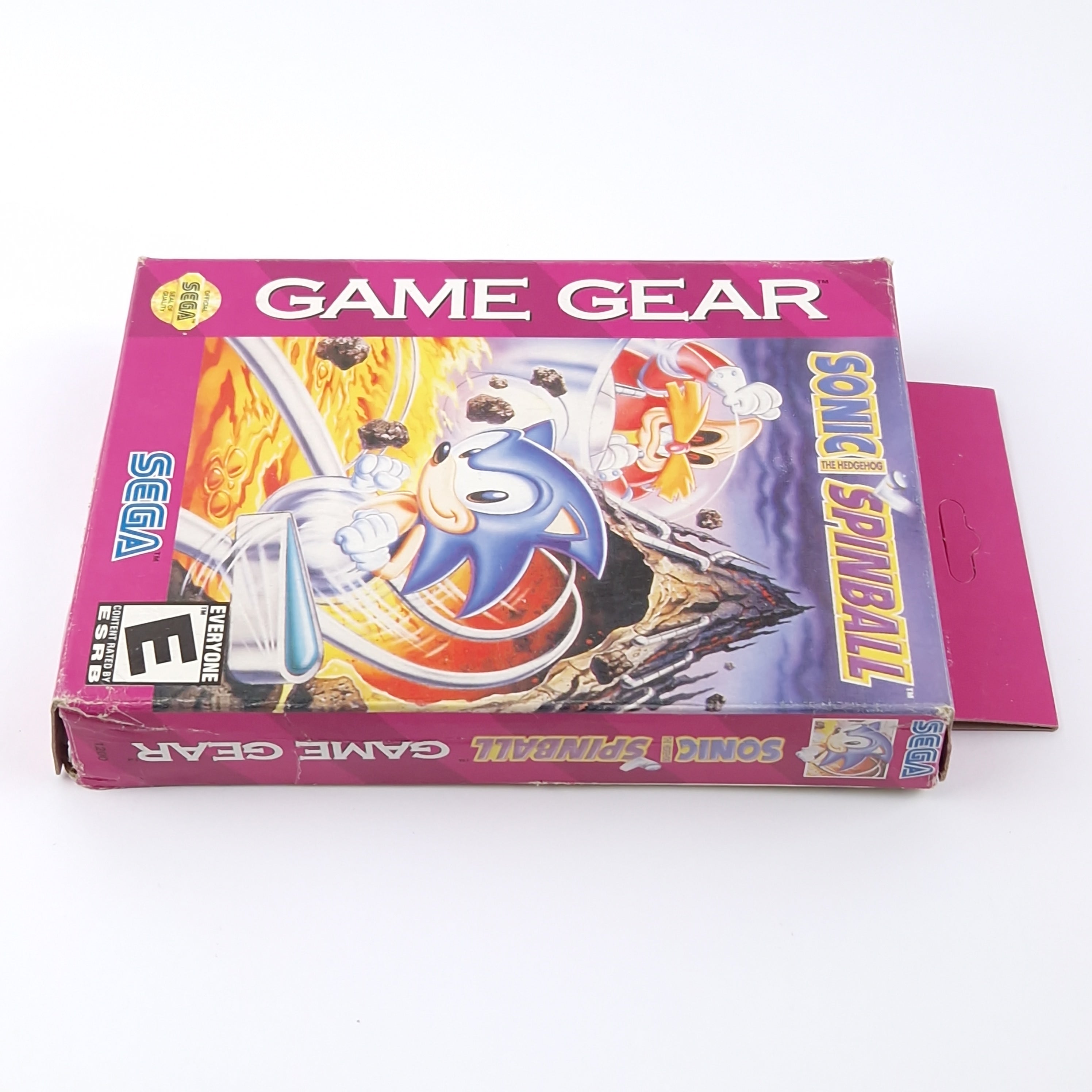 Sega Game Gear Spiel: Sonic The Hedgehog Spinball - OVP Anleitung Modul USA