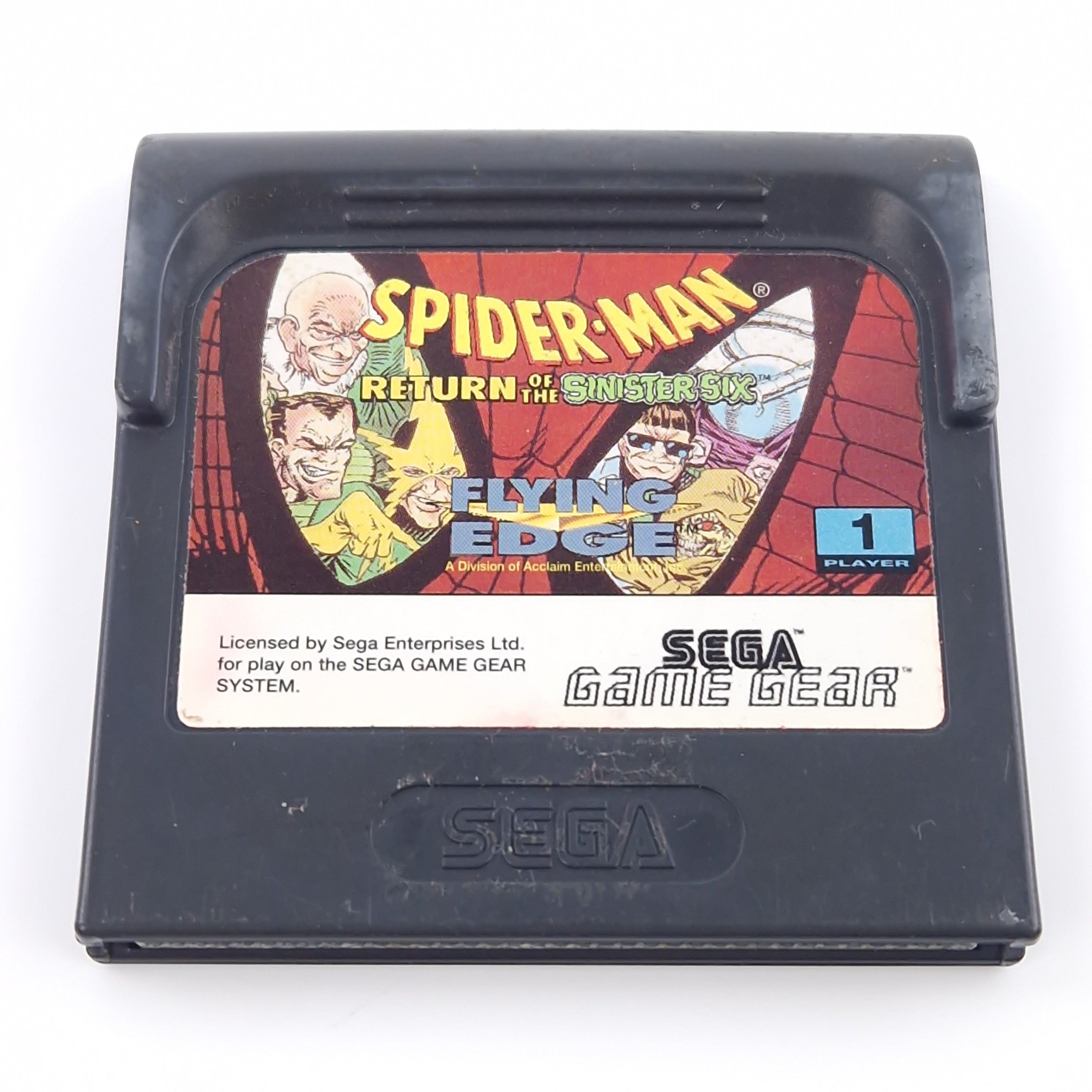 Sega Game Gear Spiel – Spider-Man Return of the Sinister Six