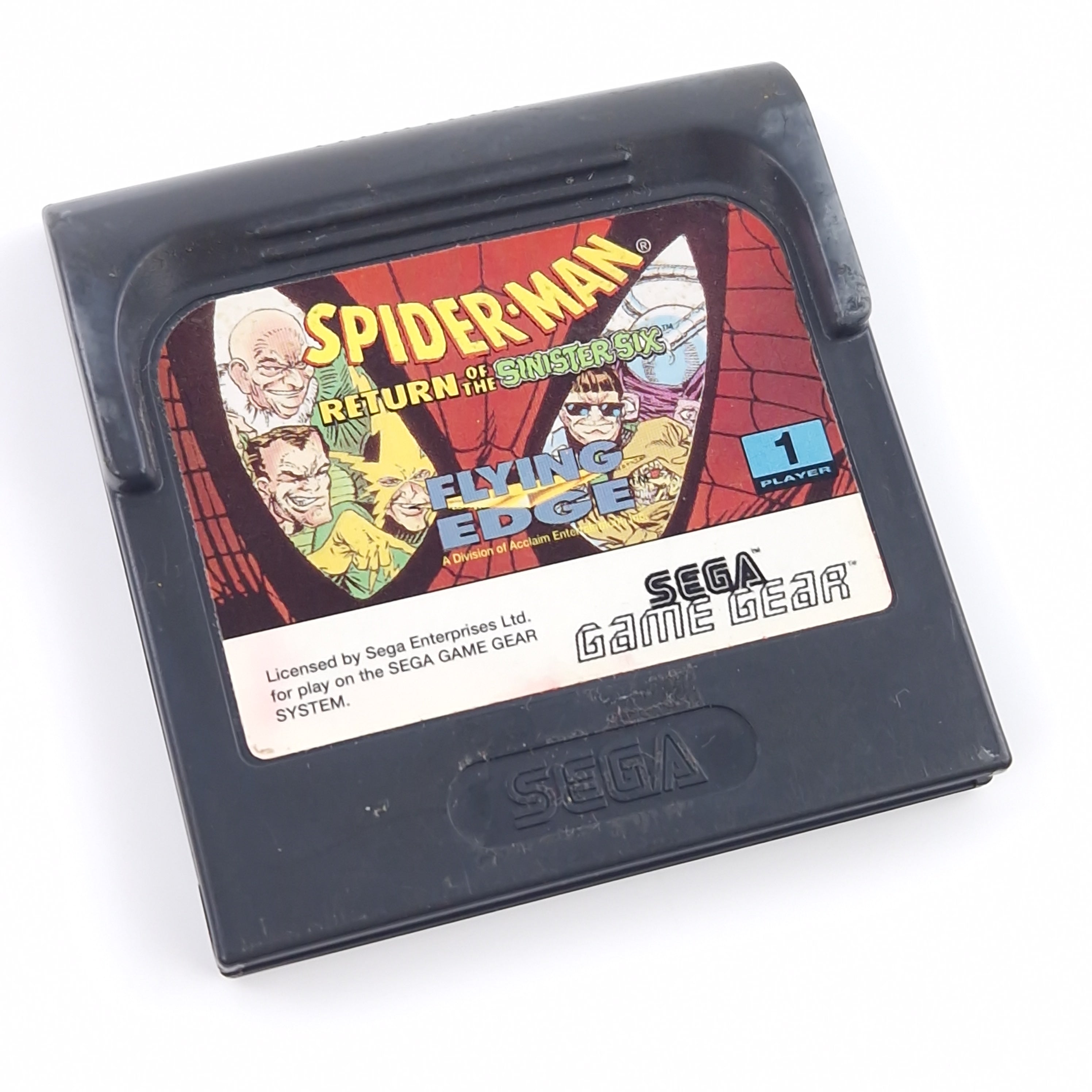 Sega Game Gear Spiel – Spider-Man Return of the Sinister Six