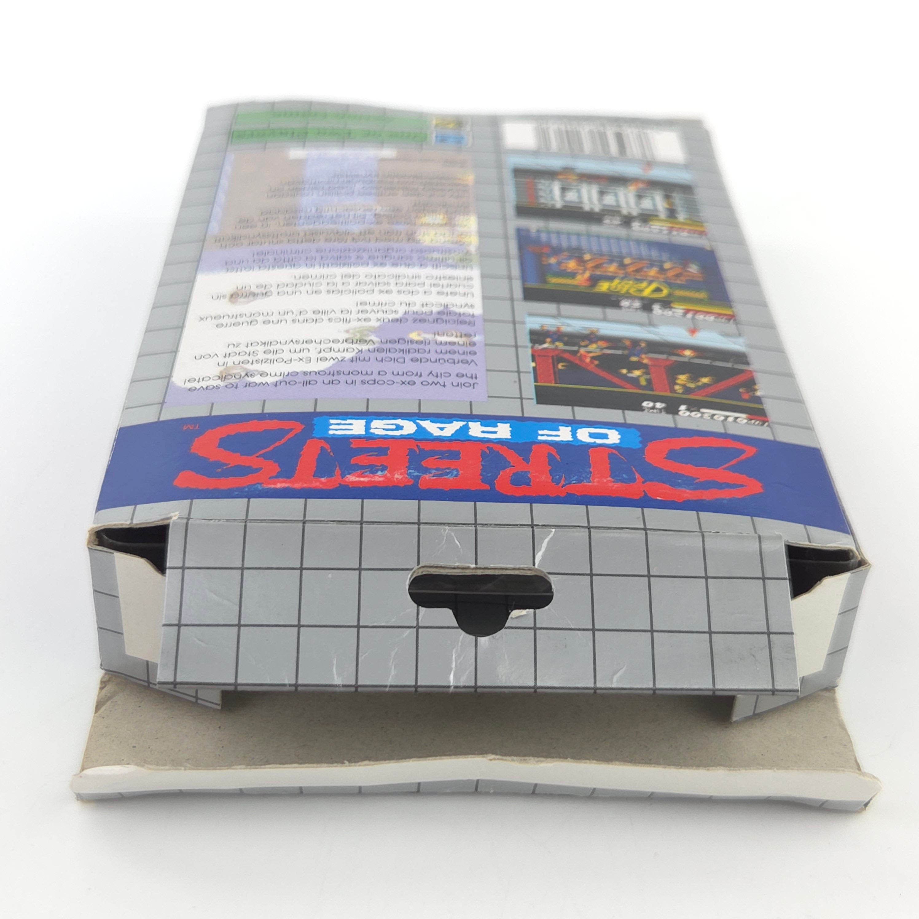 Sega Game Gear Spiel: Streets of Rage - Modul Anleitung OVP (PAL EUR 1992)