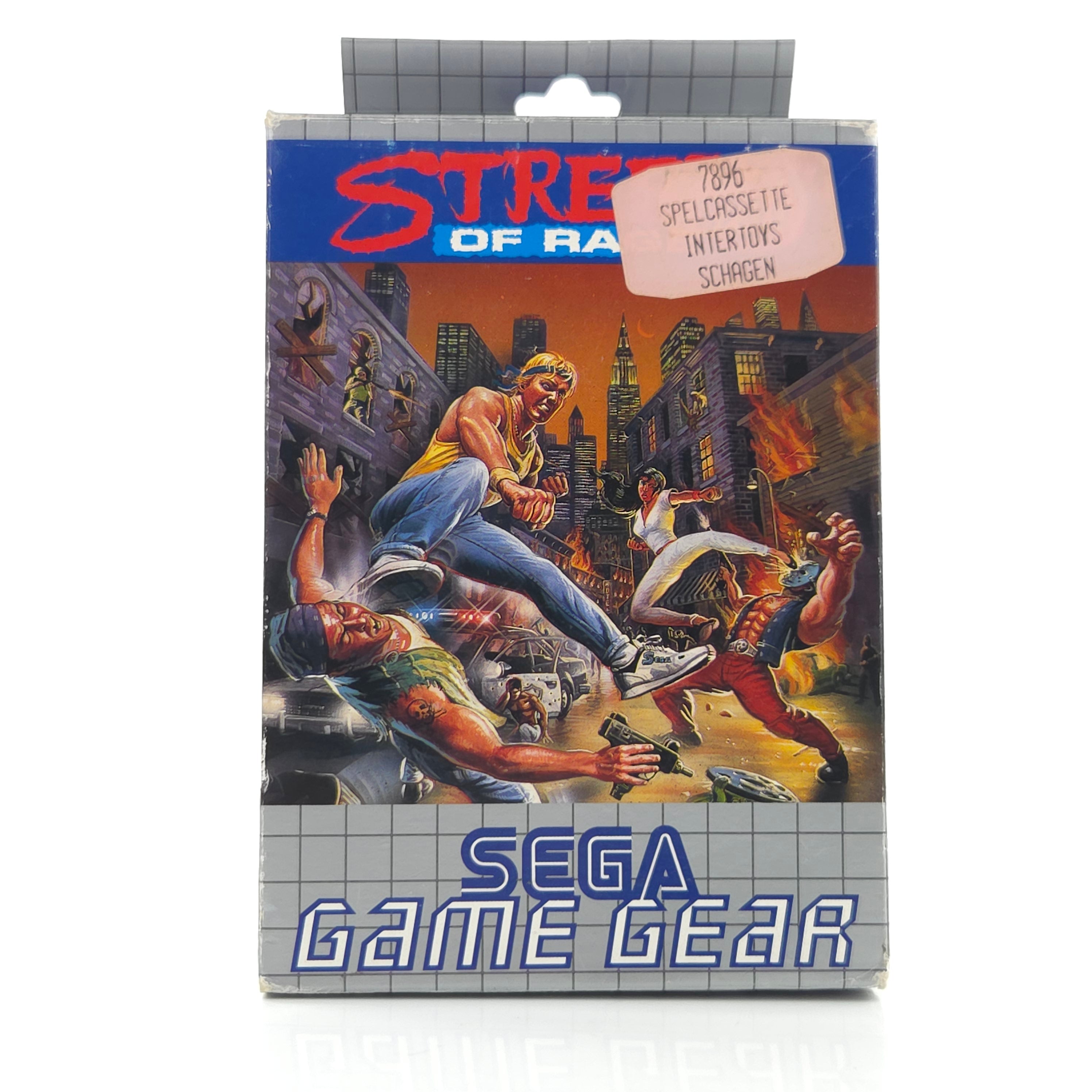 Sega Game Gear Spiel: Streets of Rage - Modul Anleitung OVP (PAL EUR 1992)