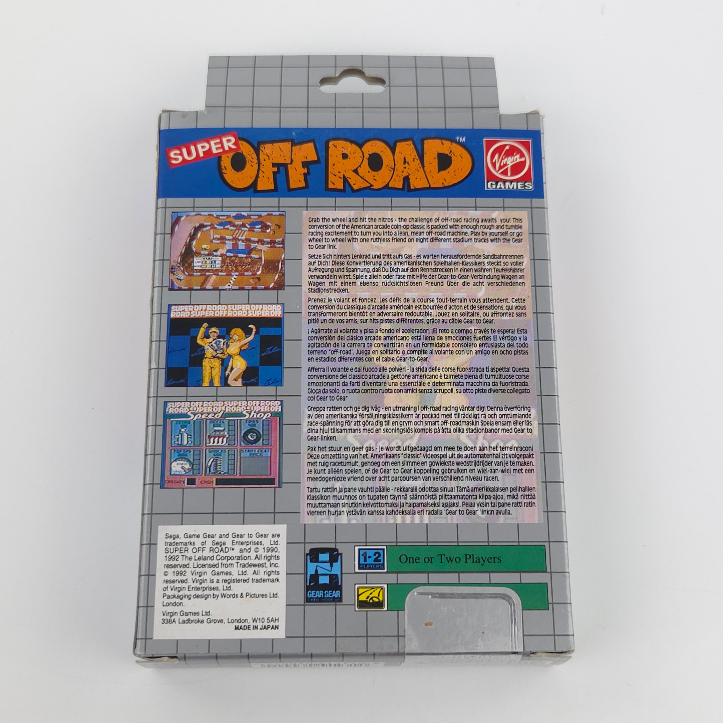 Sega Game Gear Spiel – Super Off Road (OVP PAL)