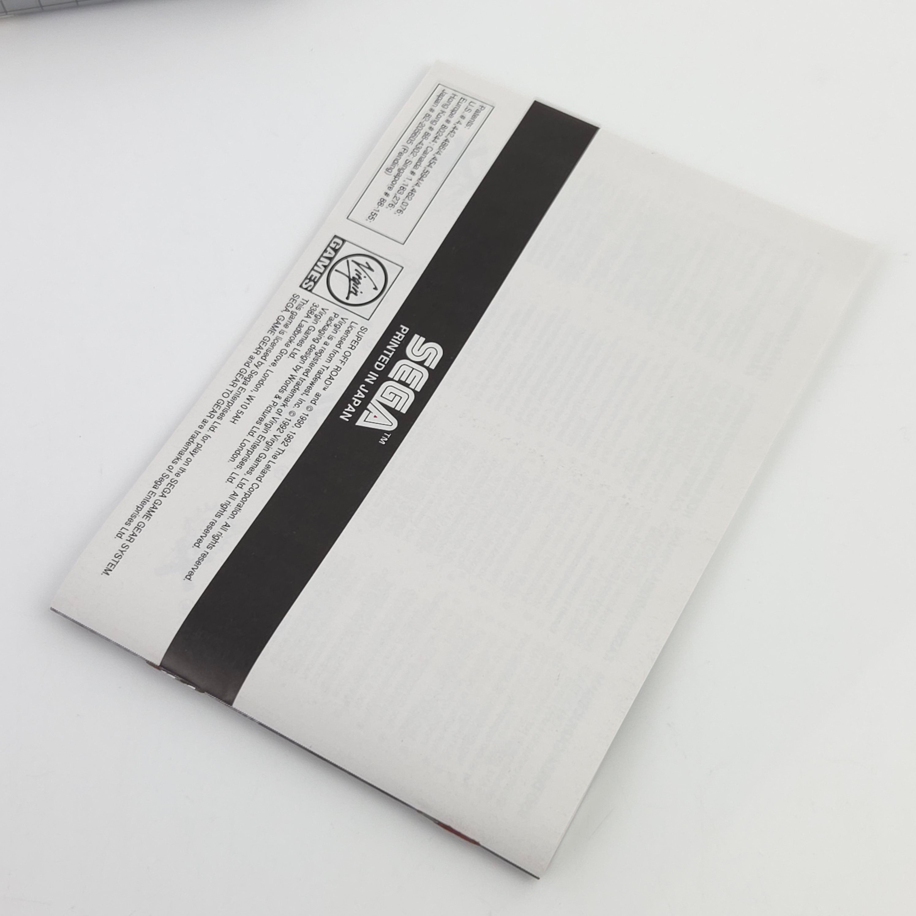 Sega Game Gear Spiel – Super Off Road (OVP PAL)