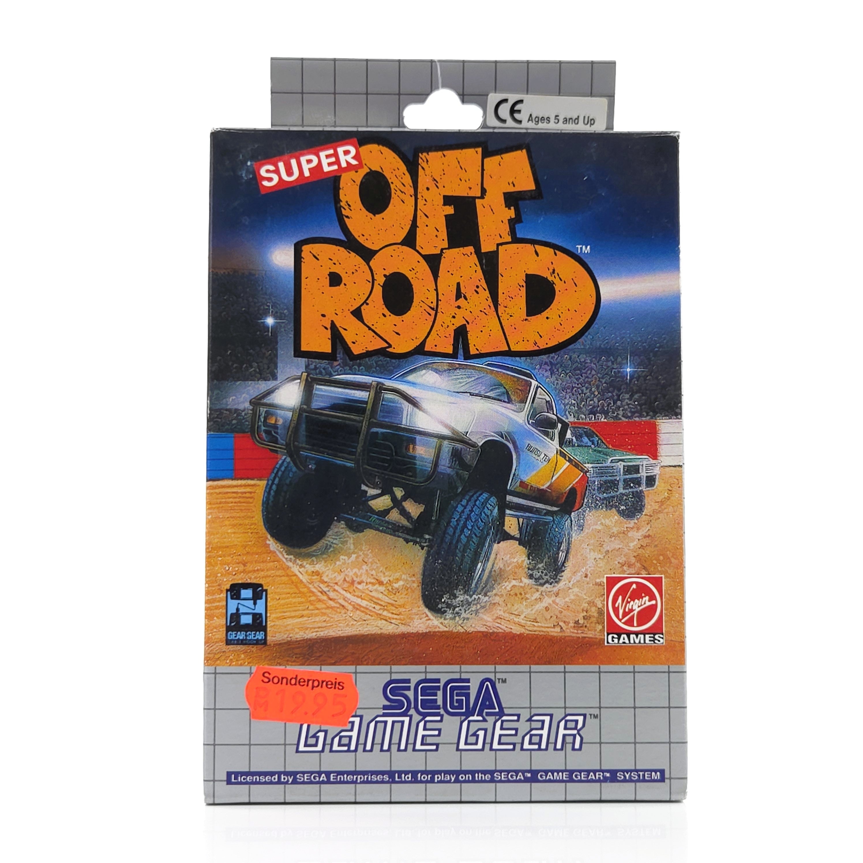 Sega Game Gear Spiel – Super Off Road (OVP PAL)