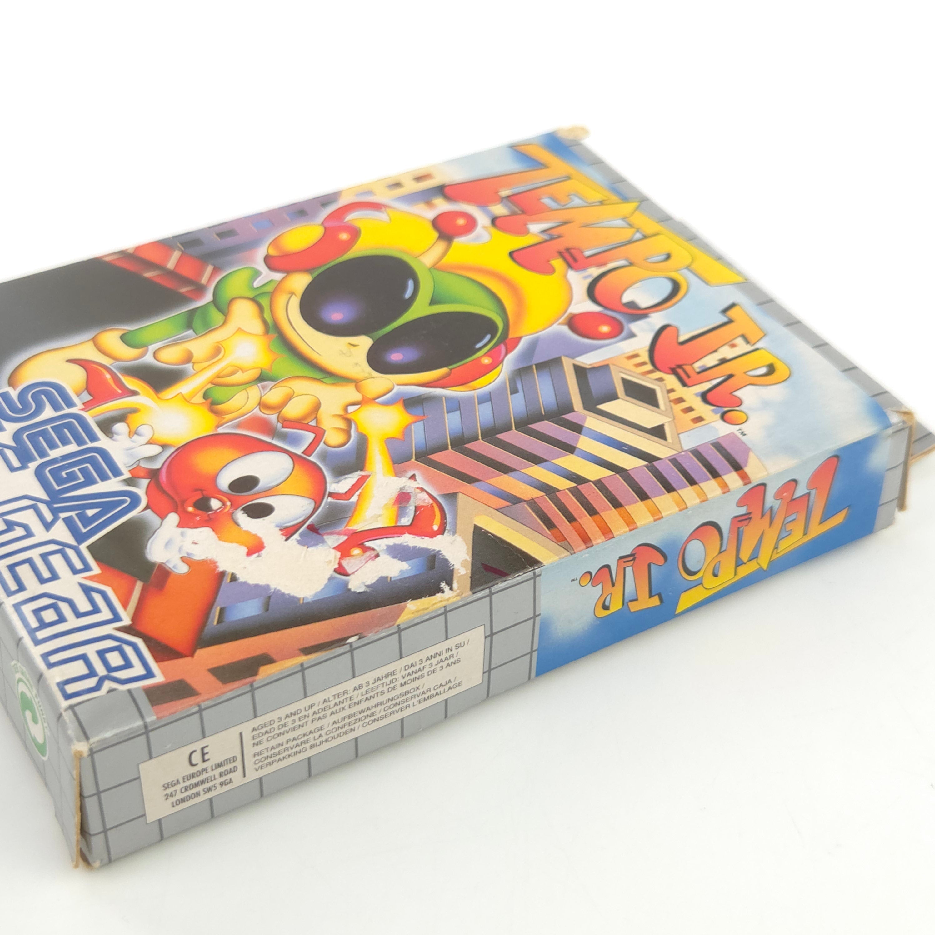 Sega Game Gear Spiel Tempo JR OVP PAL