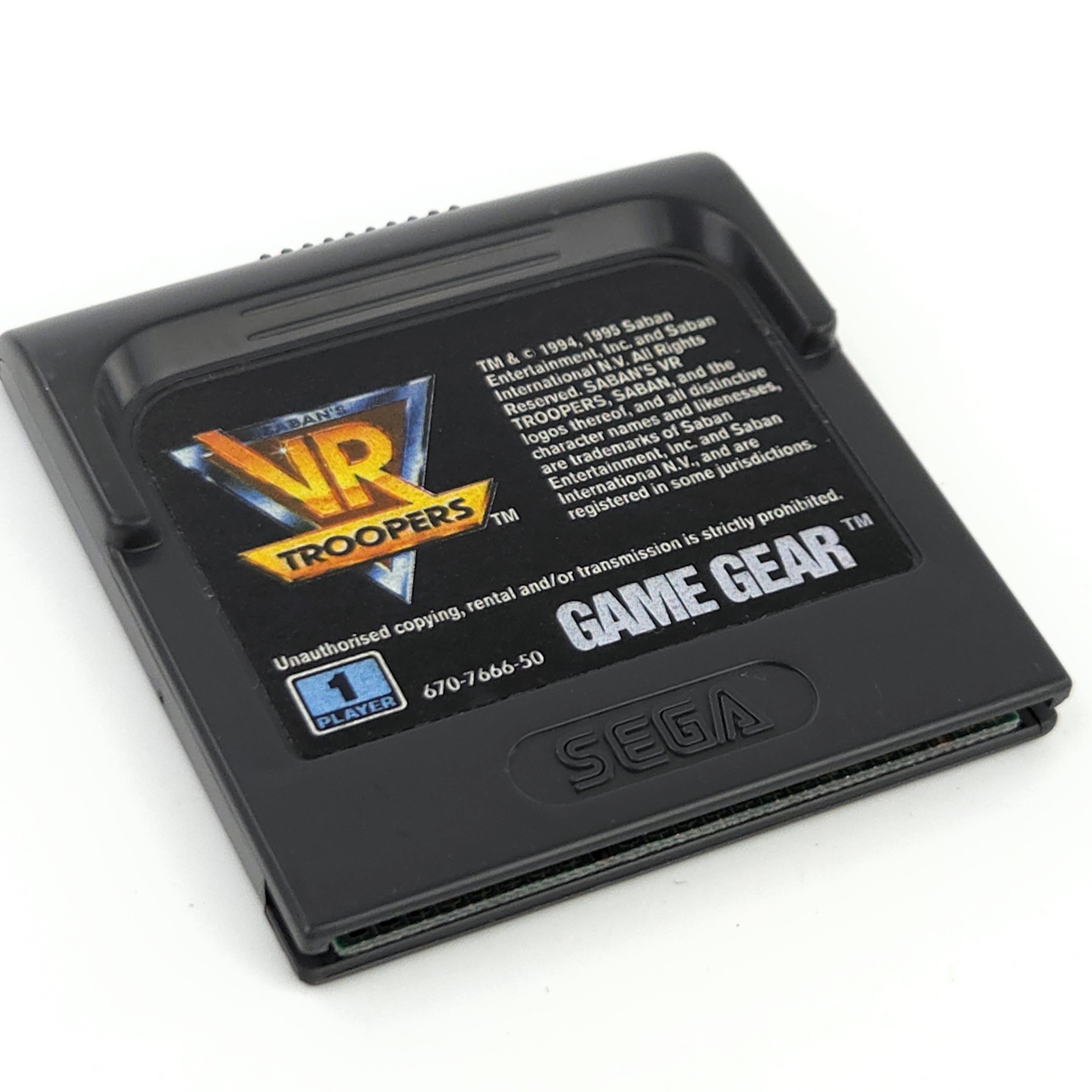 Sega Game Gear Spiel: VR Troopers - Modul PAL Cartridge