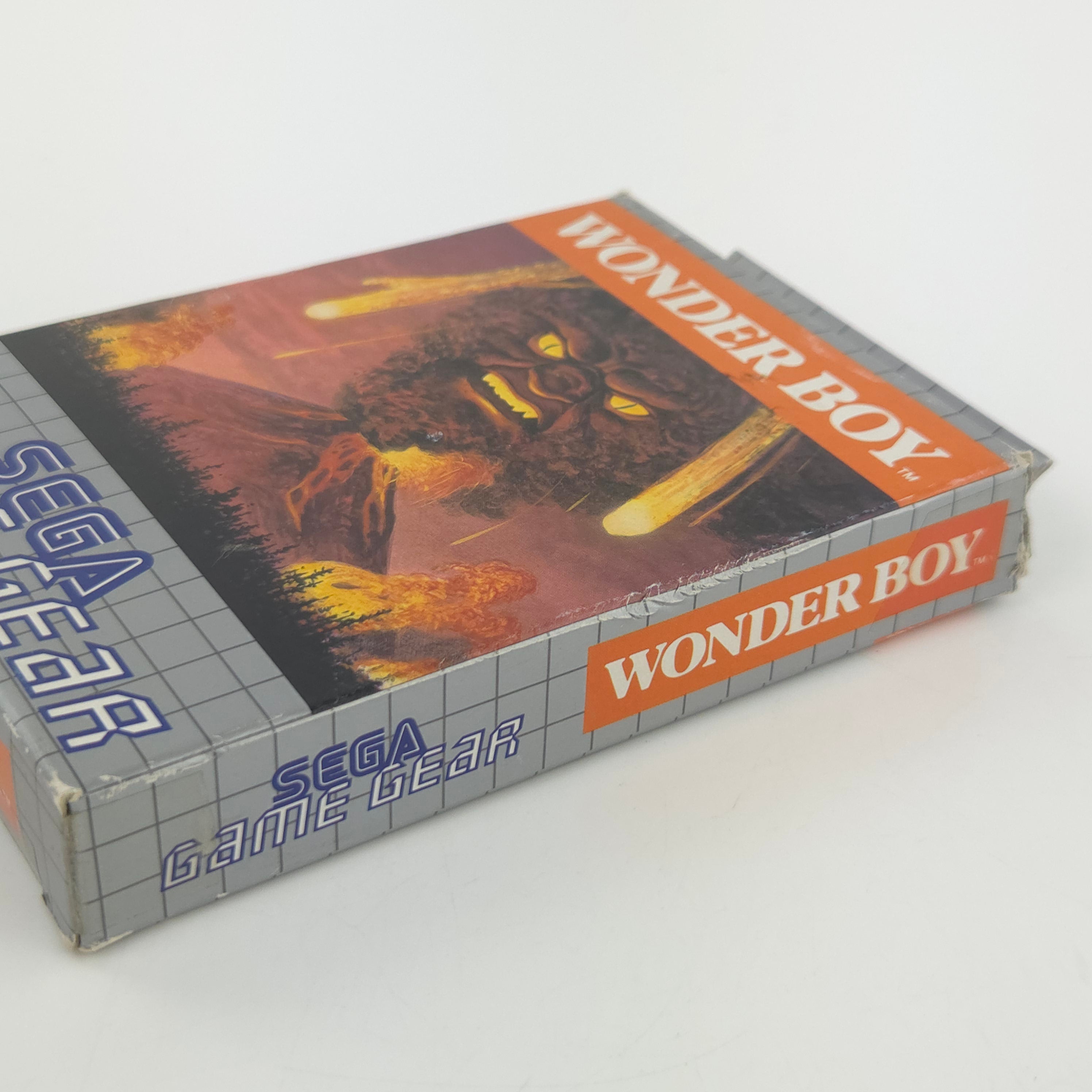 Sega Game Gear Spiel Wonder Boy Modul Anleitung OVP PAL