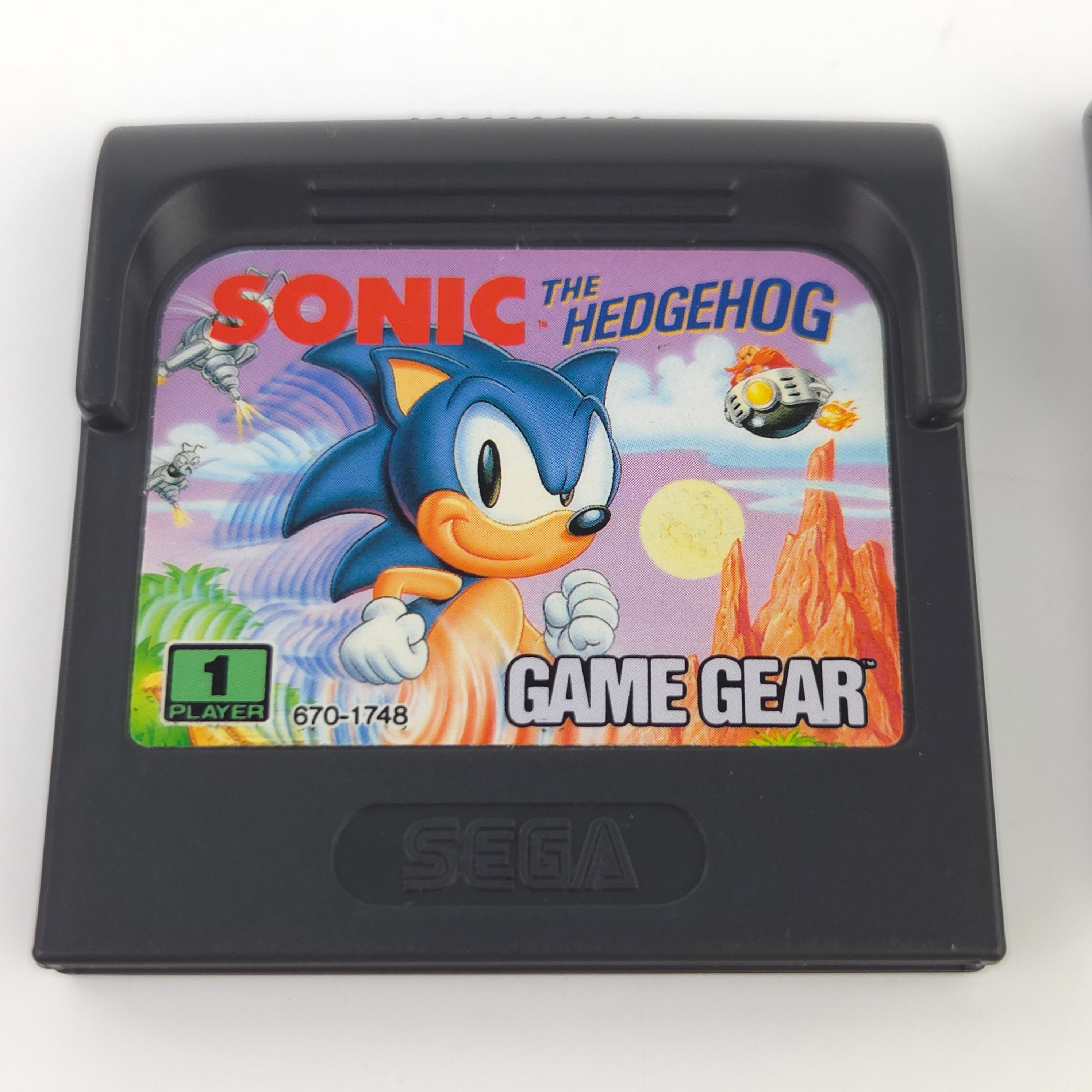 Sega Game Gear Spiele Sonic Chaos und The Hedgehog