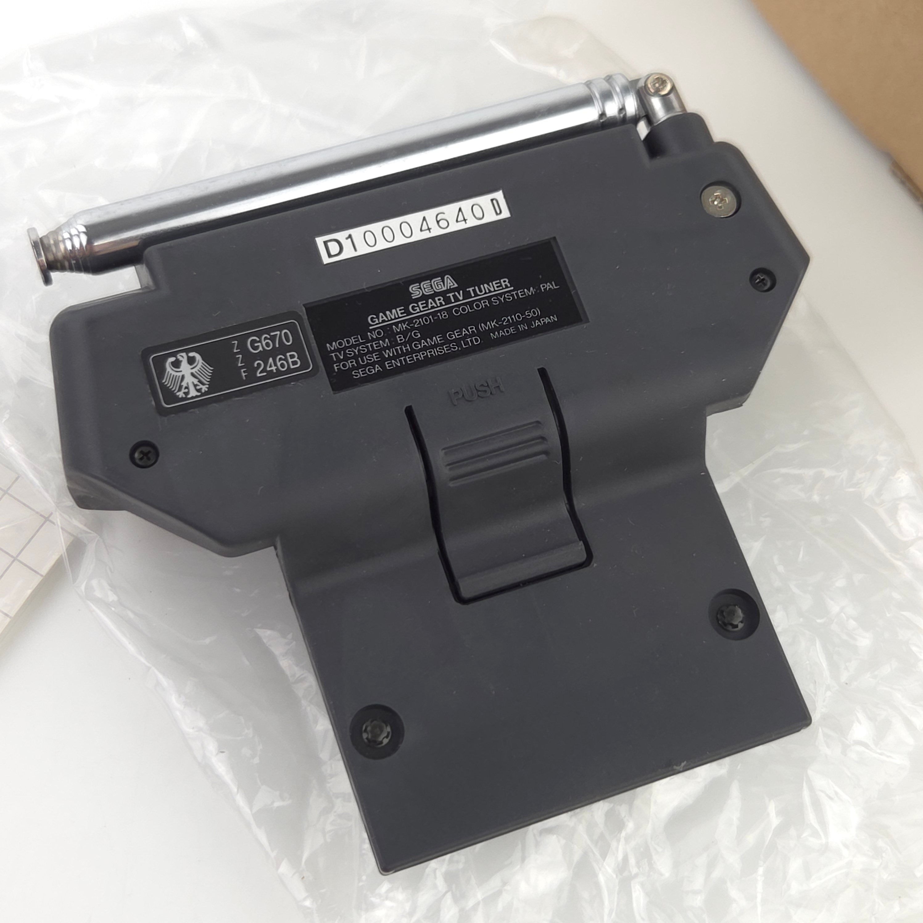 Sega Game Gear Zubehör TV Tuner Pack in OVP PAL EUR
