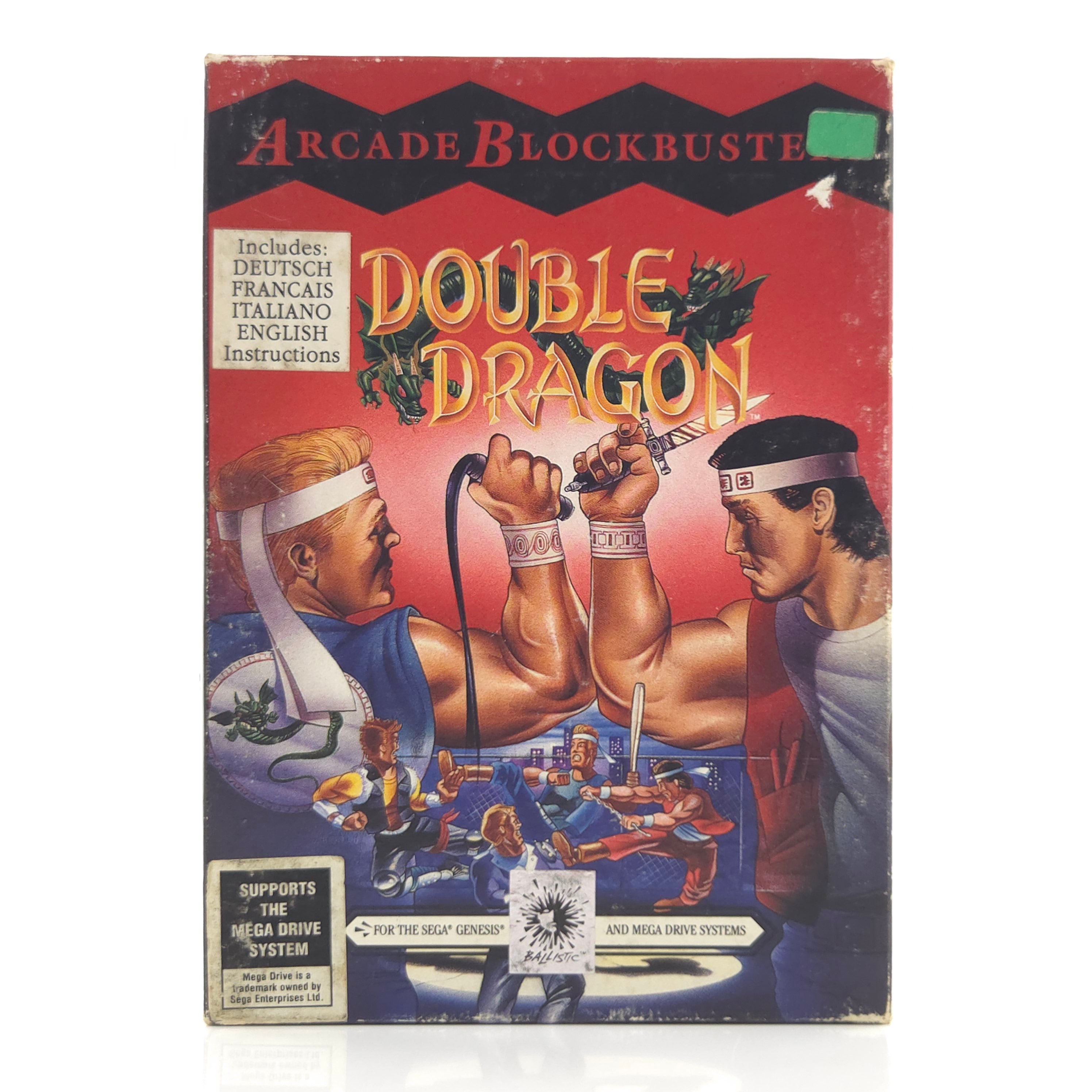 Sega Genesis Spiel Double Dragon MD Mega Drive OVP