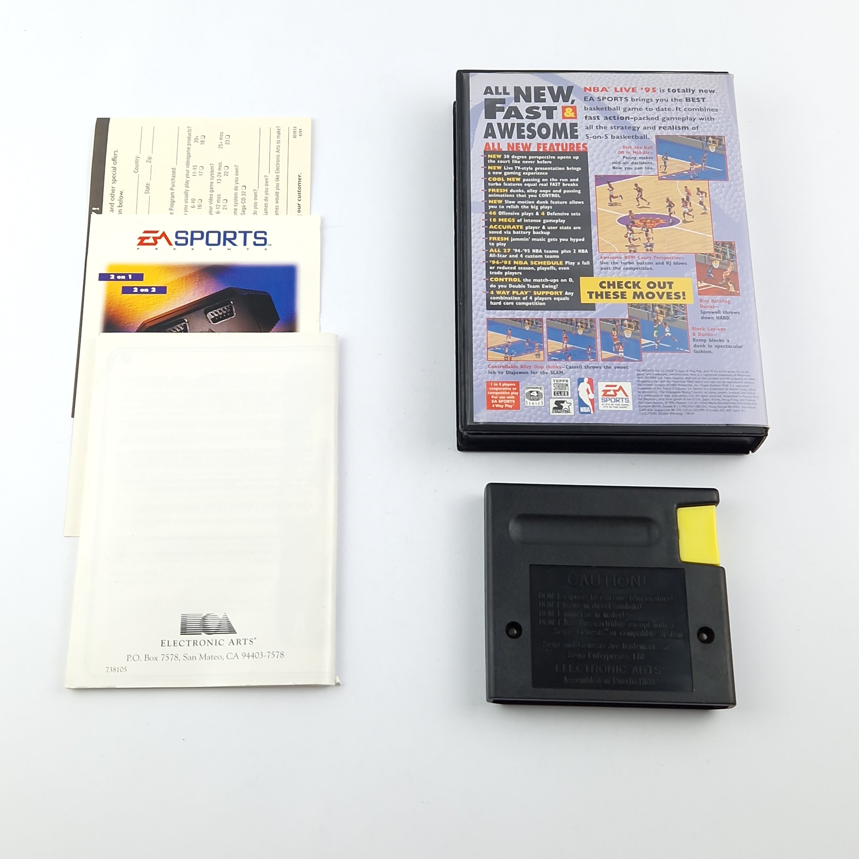 Mega Drive Spiel – NBA Live 95 USA Version OVP