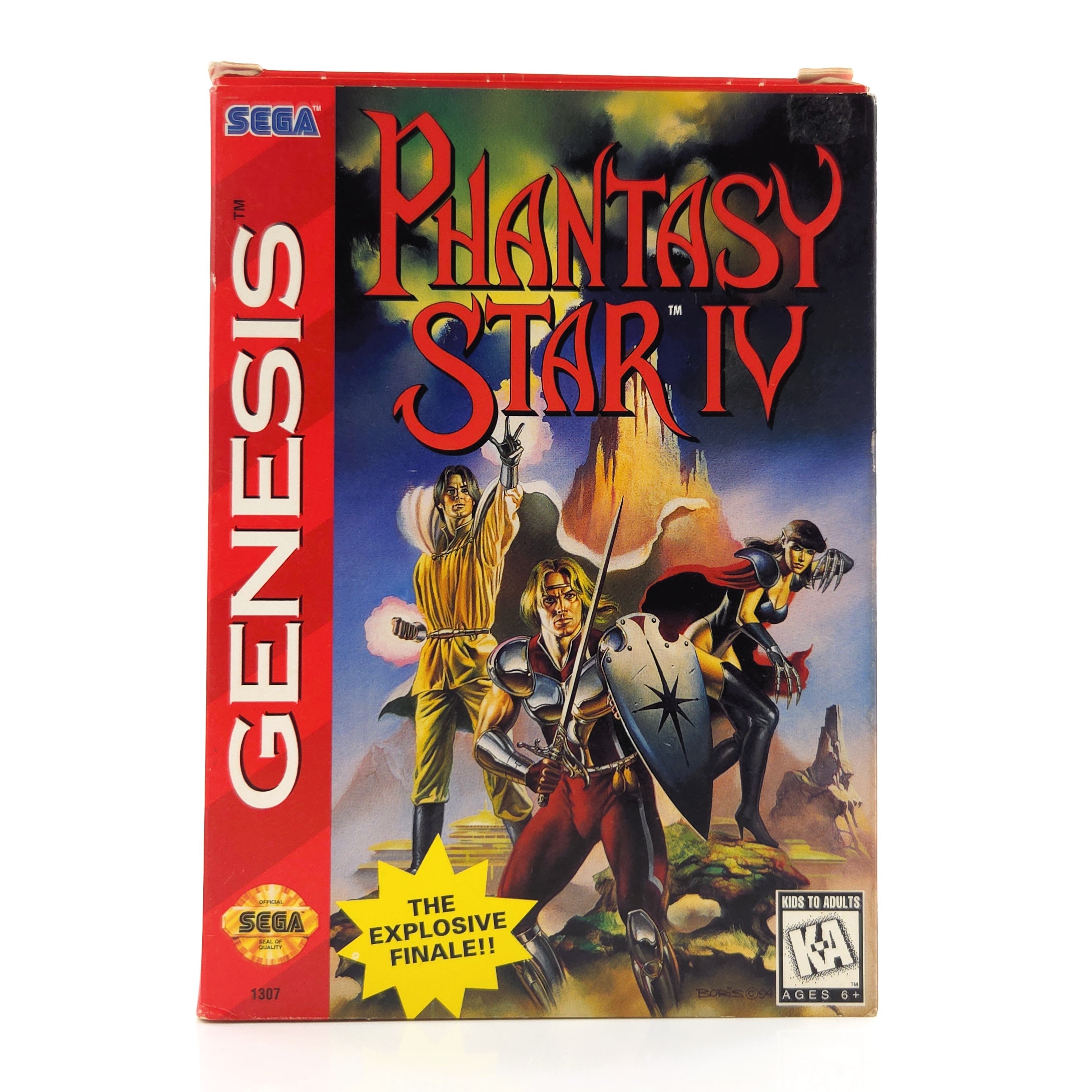 Sega Genesis Spiel – Phantasy Star IV OVP USA Version