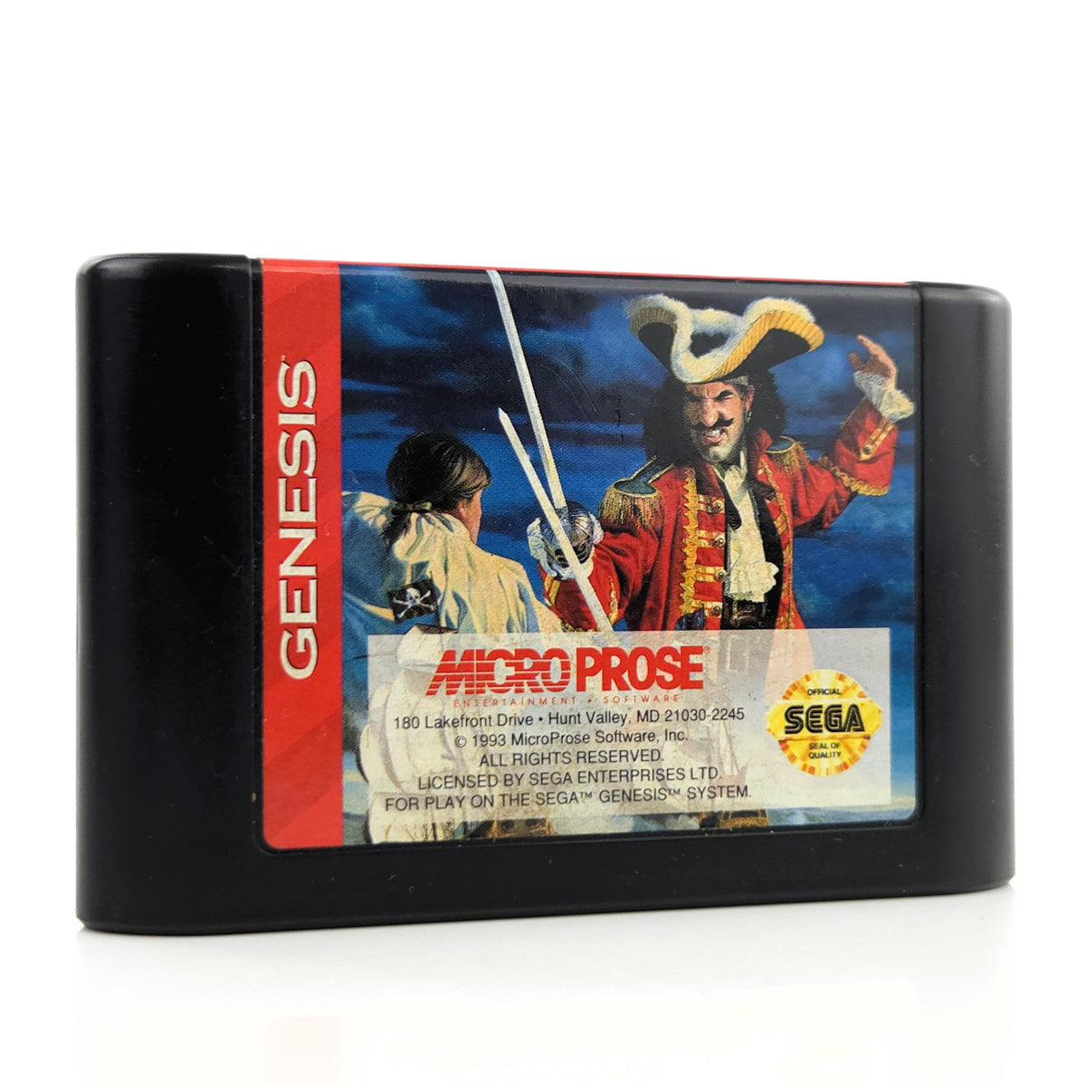 Mega Drive Spiel Pirates Gold US Modul 1993