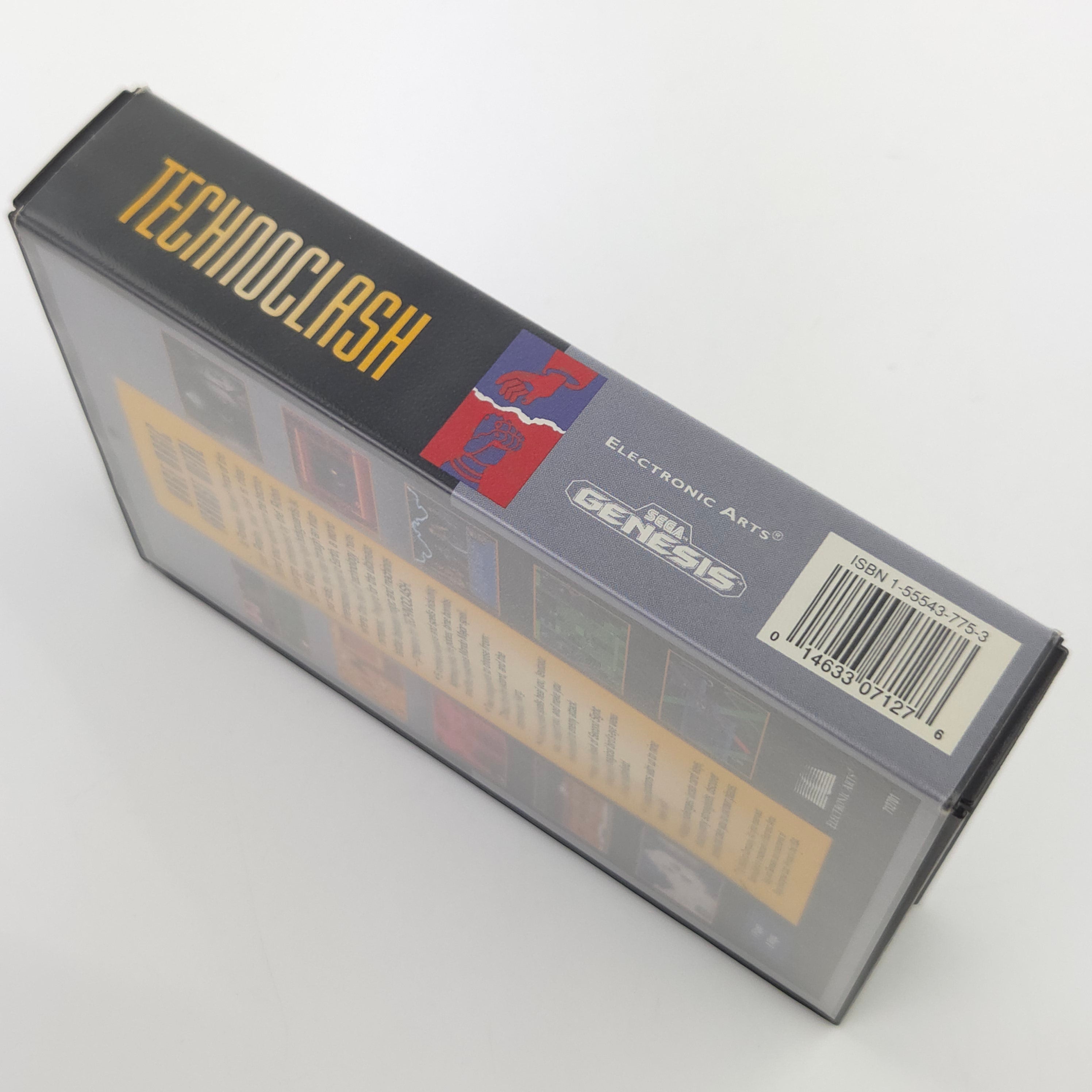 Sega Genesis Spiel Techno Clash MD OVP CIB NTSC USA