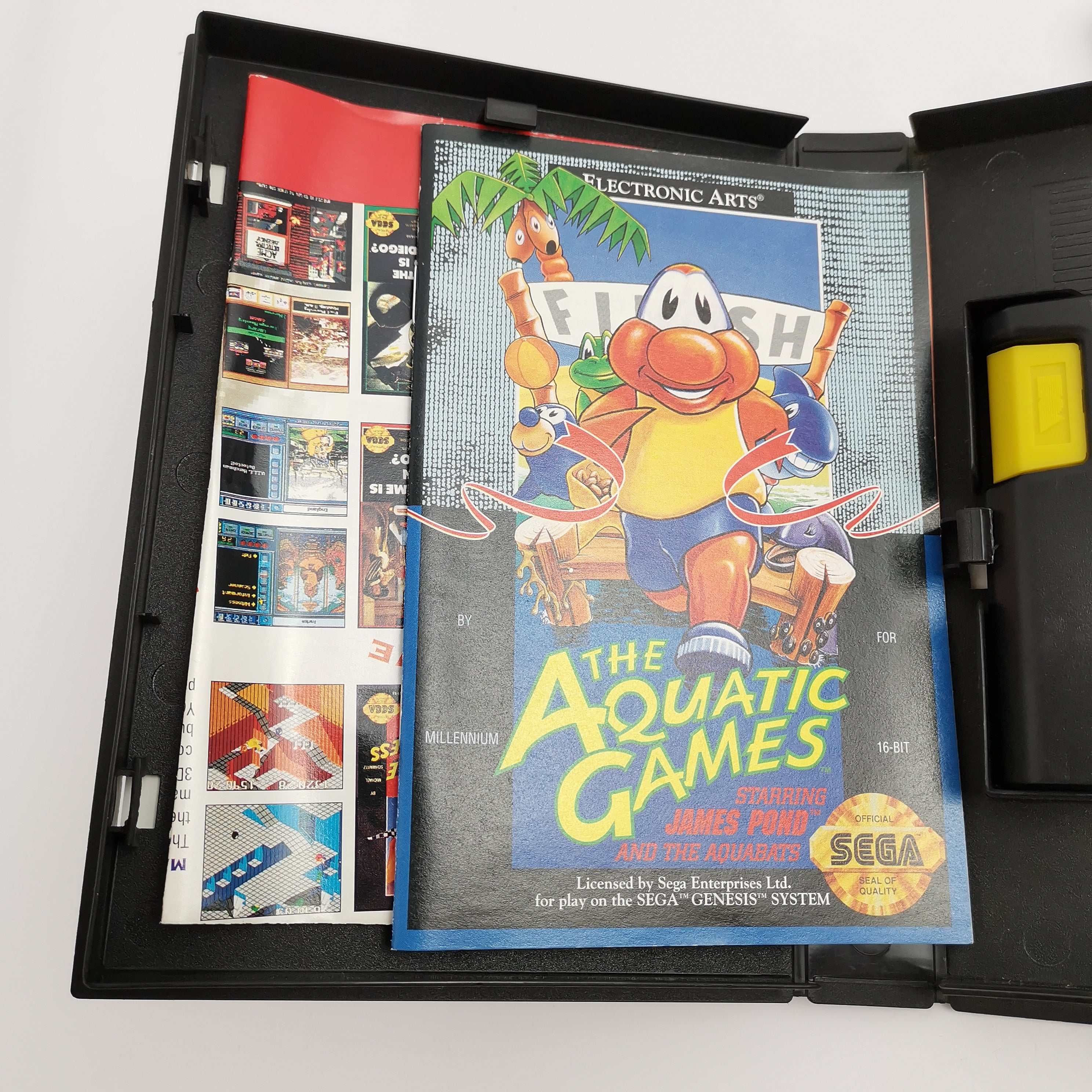 Sega Genesis Spiel ’ The Aquatic Games ’ Mega Drive NTSC-U/C USA | OVP