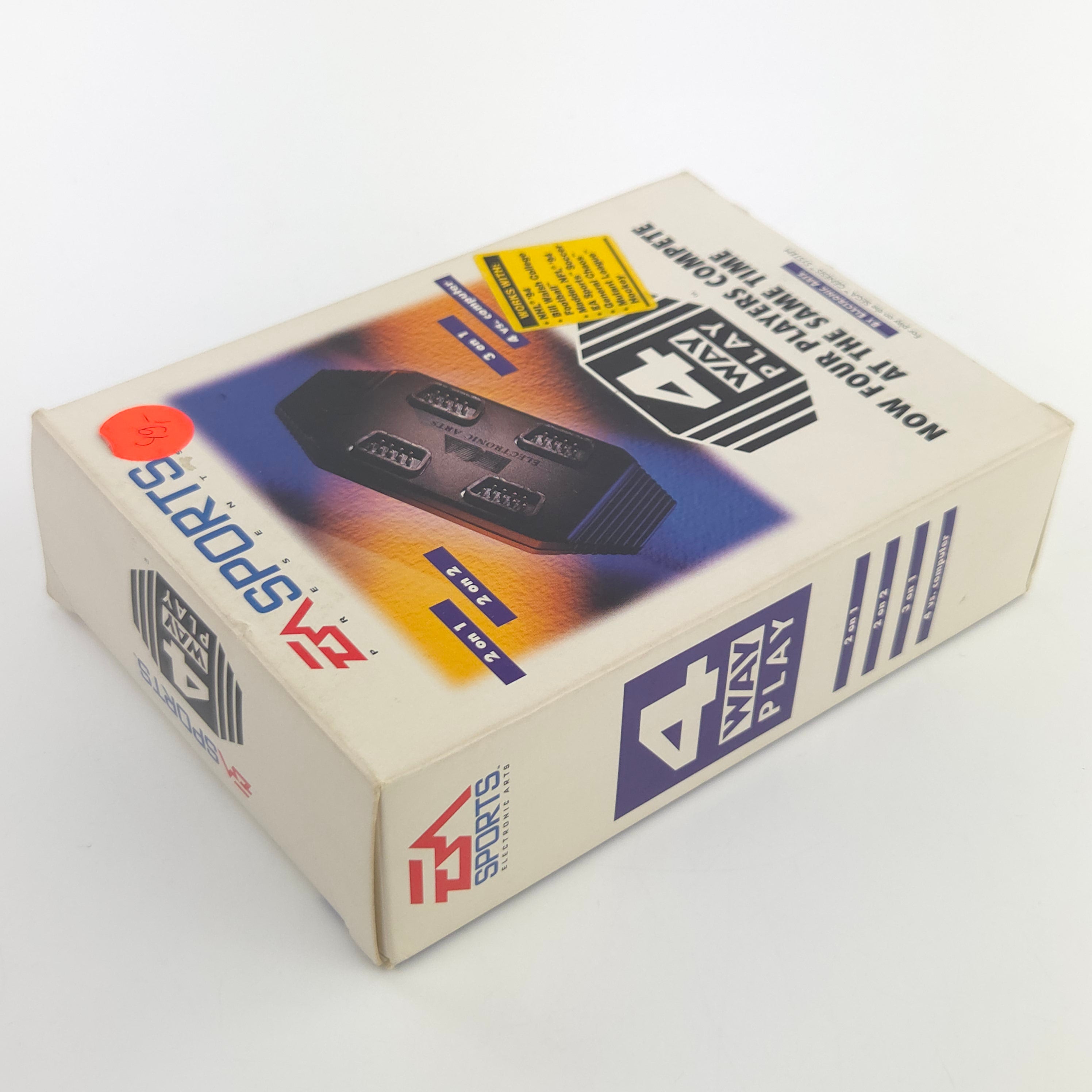 Sega Genesis Zubehör 4 Way Play Adapter EA Sports OVP