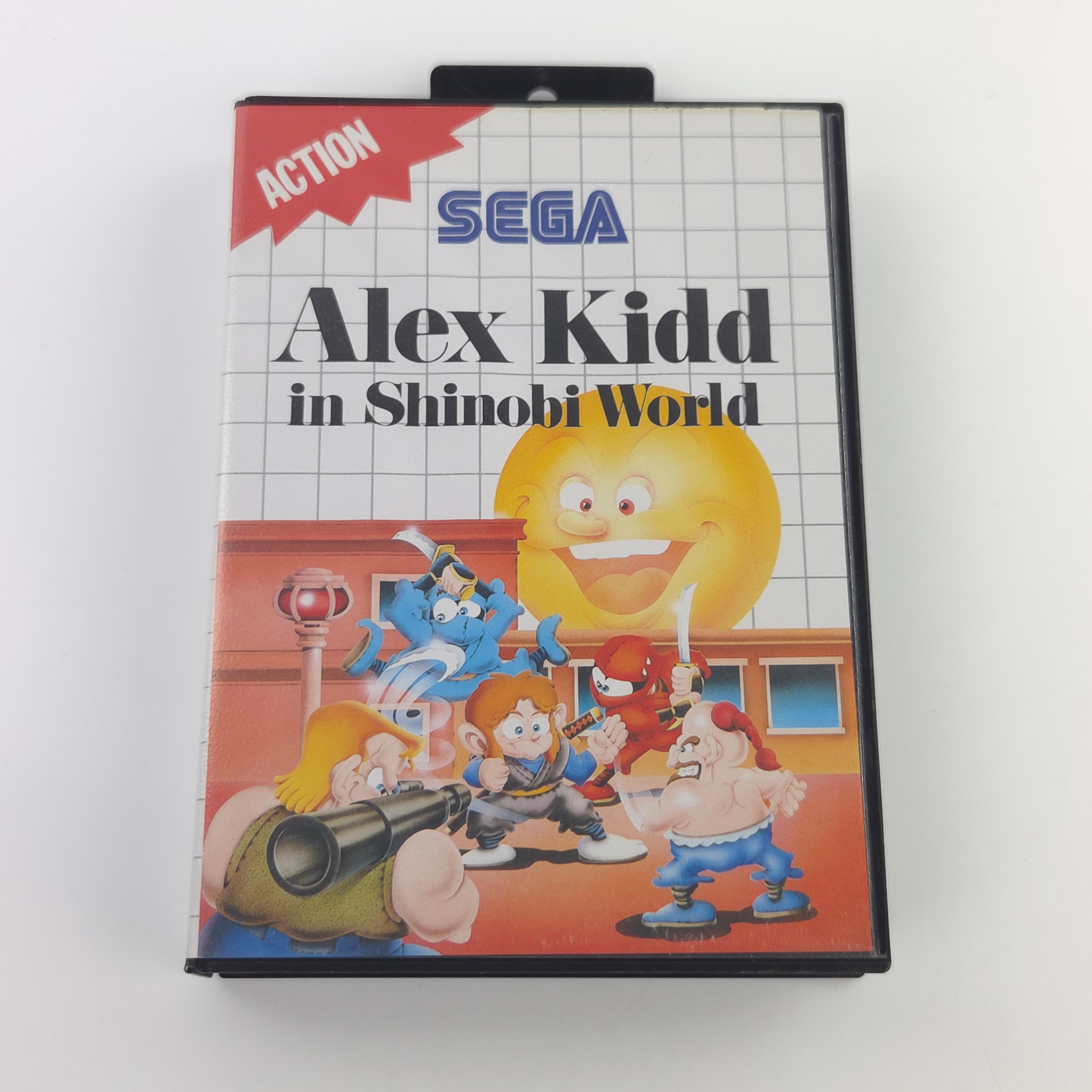 Sega Master System Spiel Alex Kidd Shinobi World OVP PAL