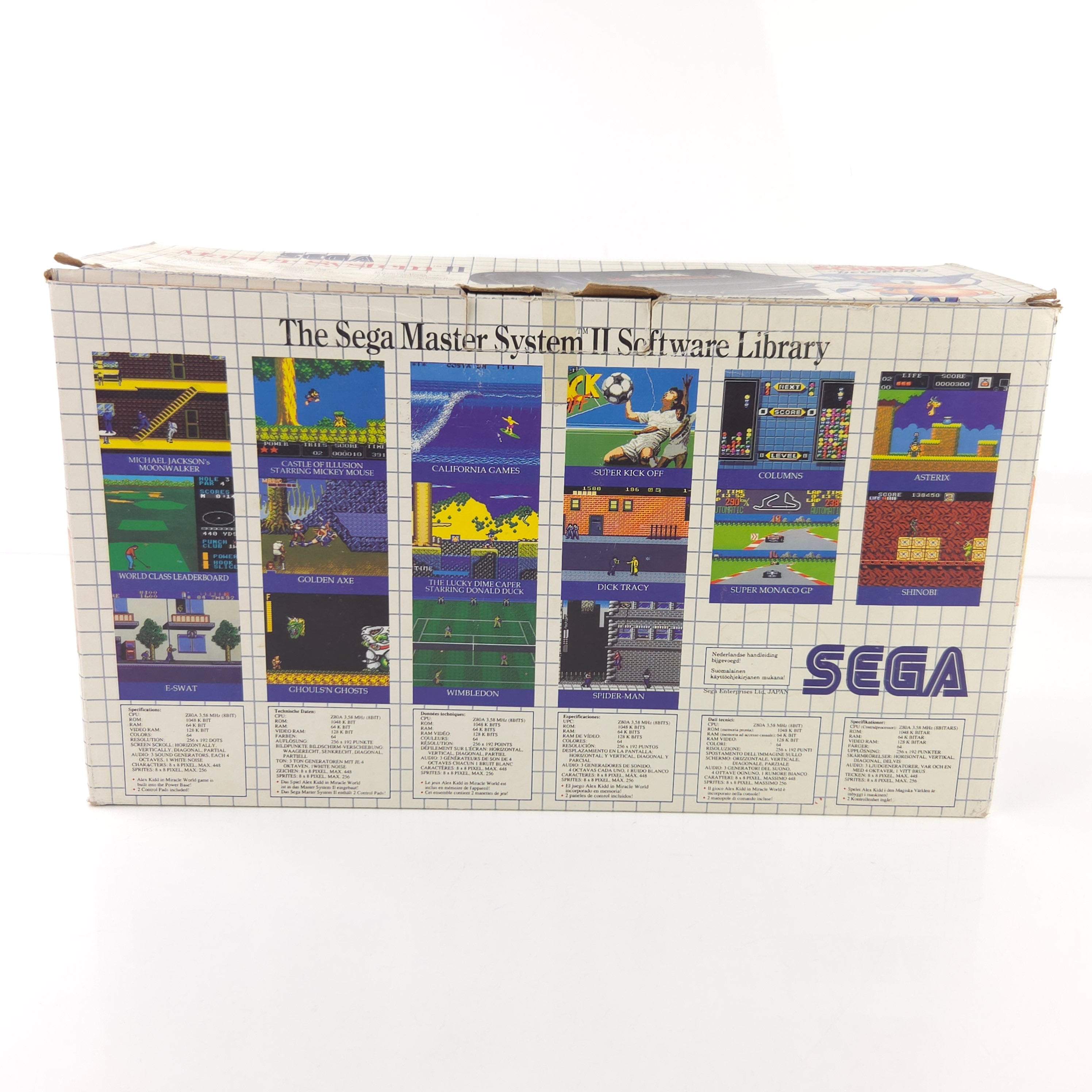 Sega Master System II Konsole Sonic OVP PAL