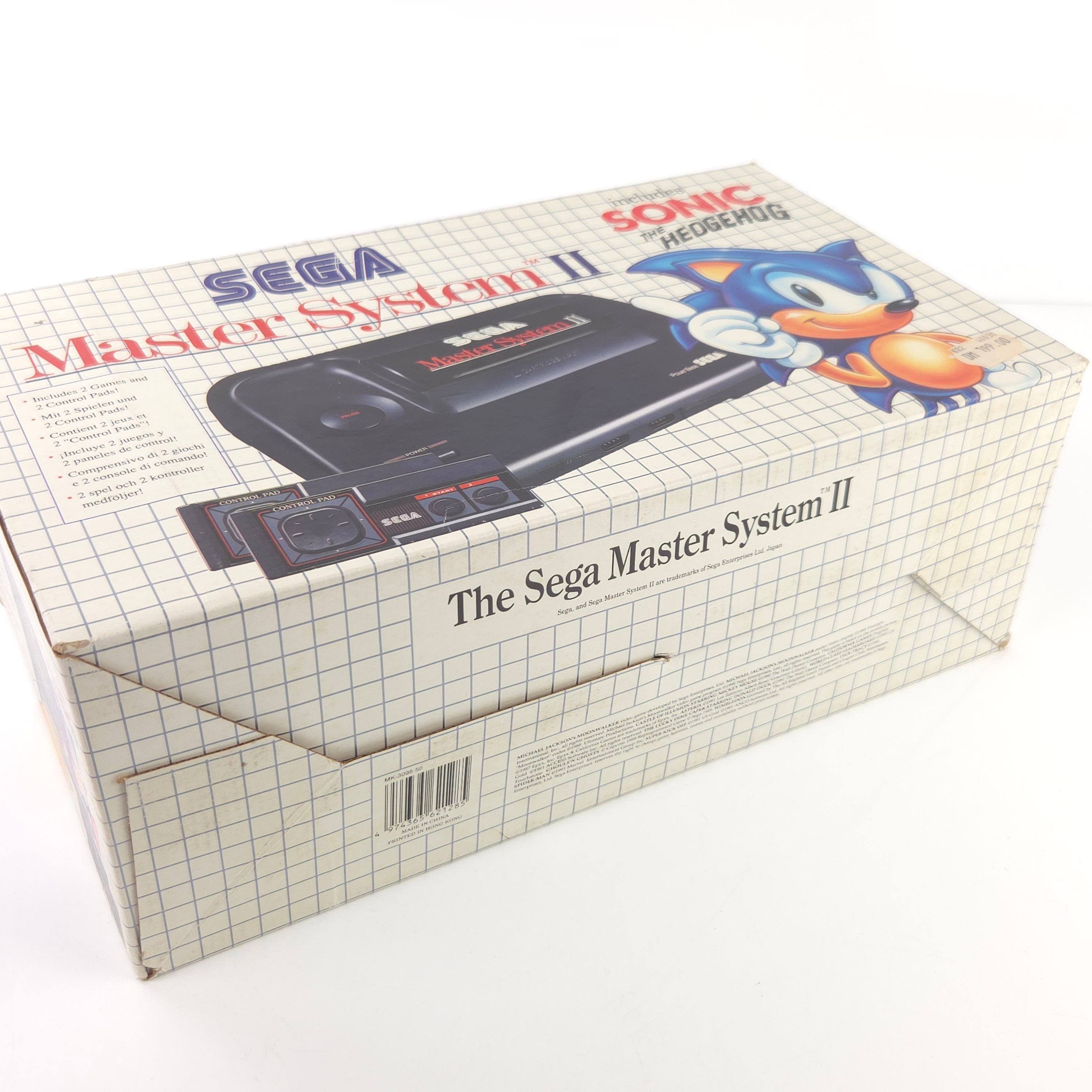 Sega Master System II Konsole Sonic OVP PAL