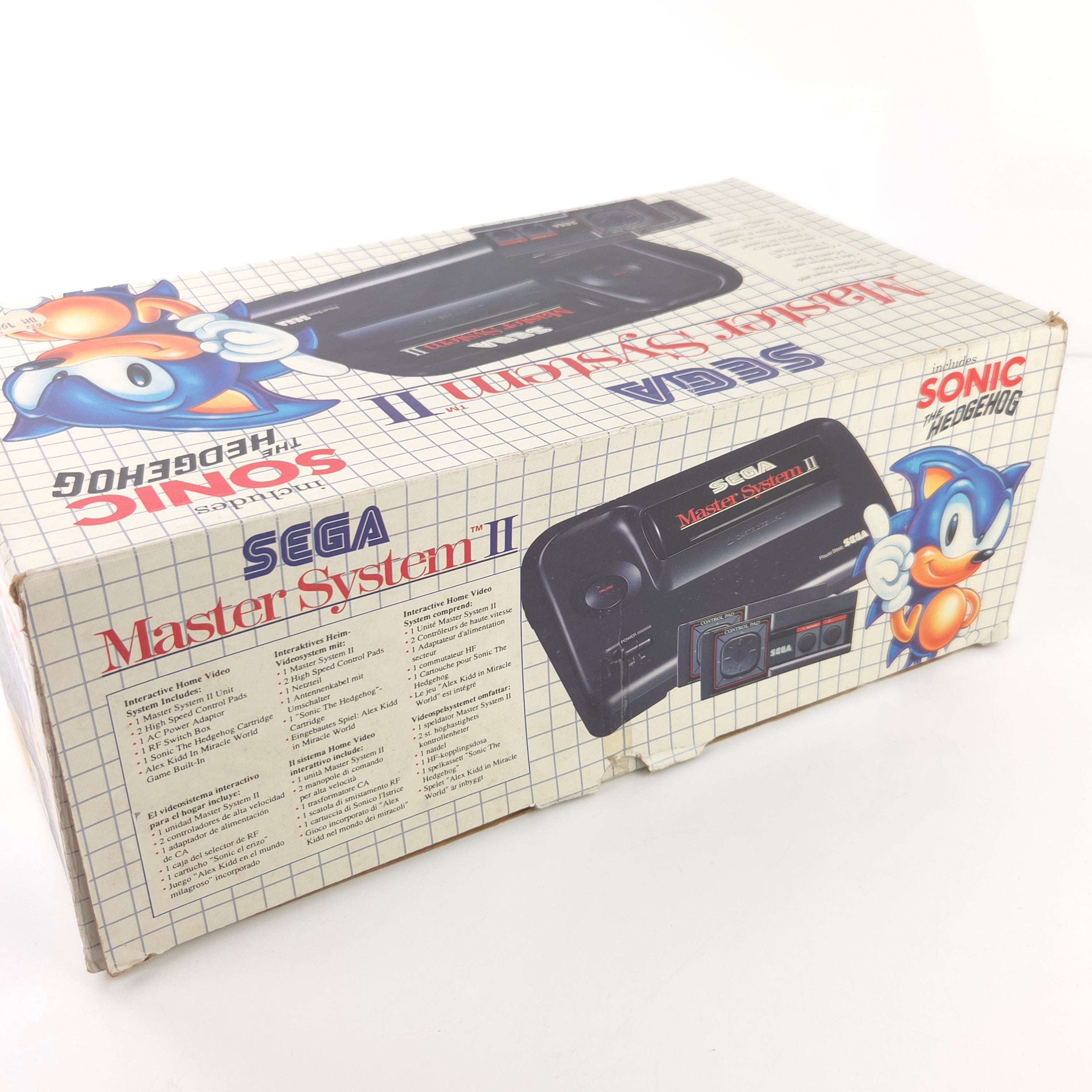 Sega Master System II Konsole Sonic OVP PAL