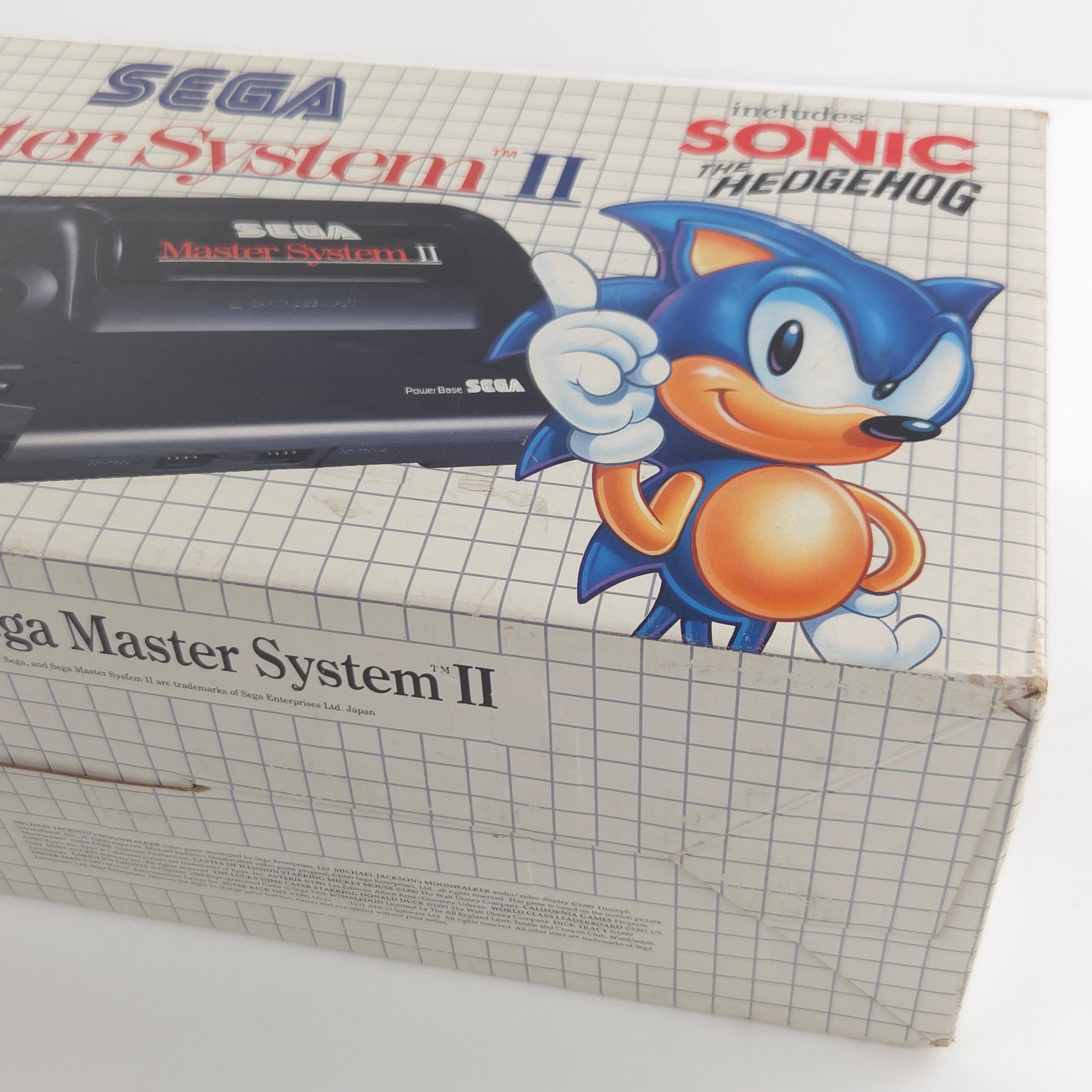 Master System II Konsole Sonic Bundle Set OVP PAL EUR