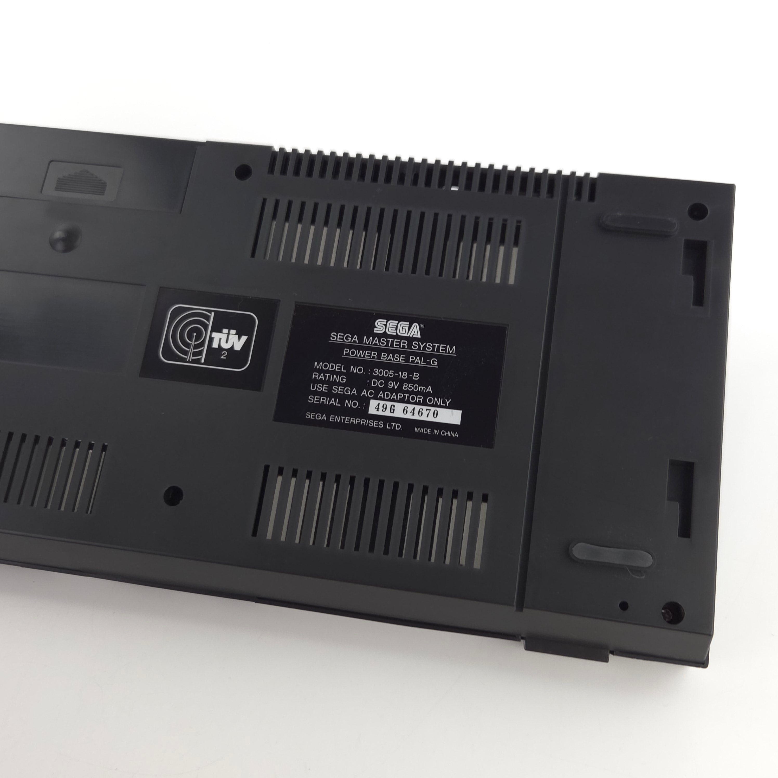Sega Master System Konsole 2 Controller Anleitung PAL