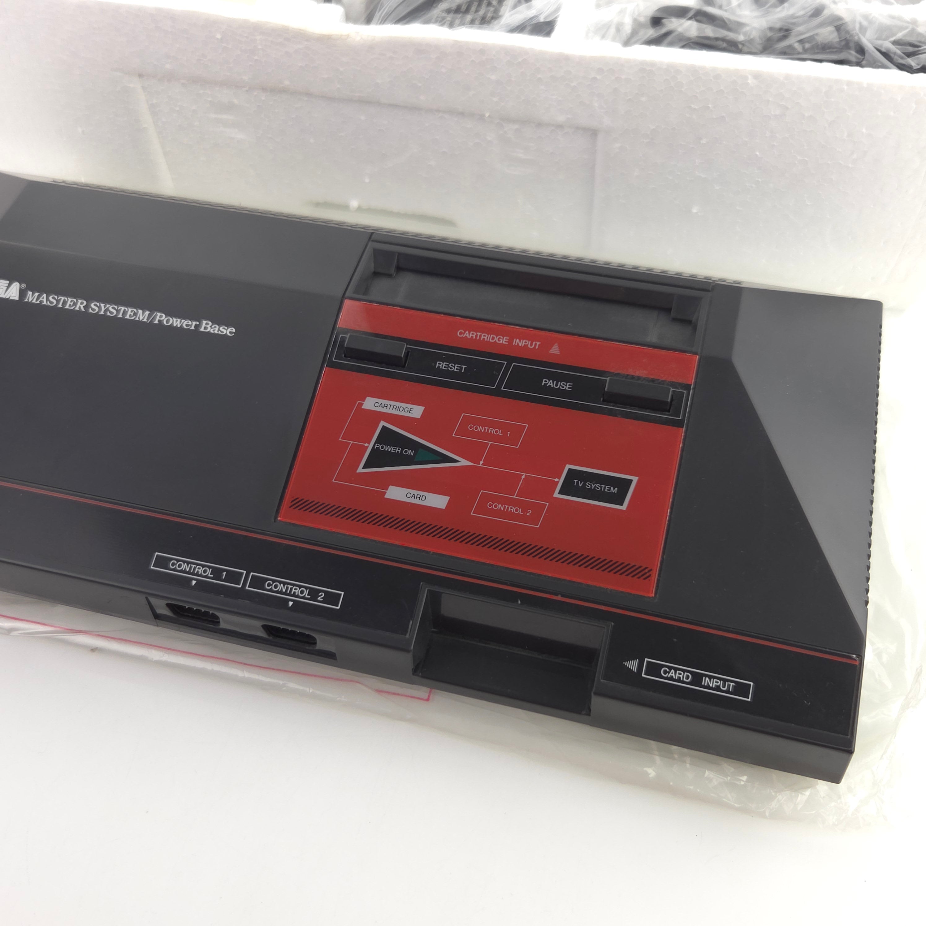 Sega Master System Konsole Hang On OVP PAL teils neuwertig