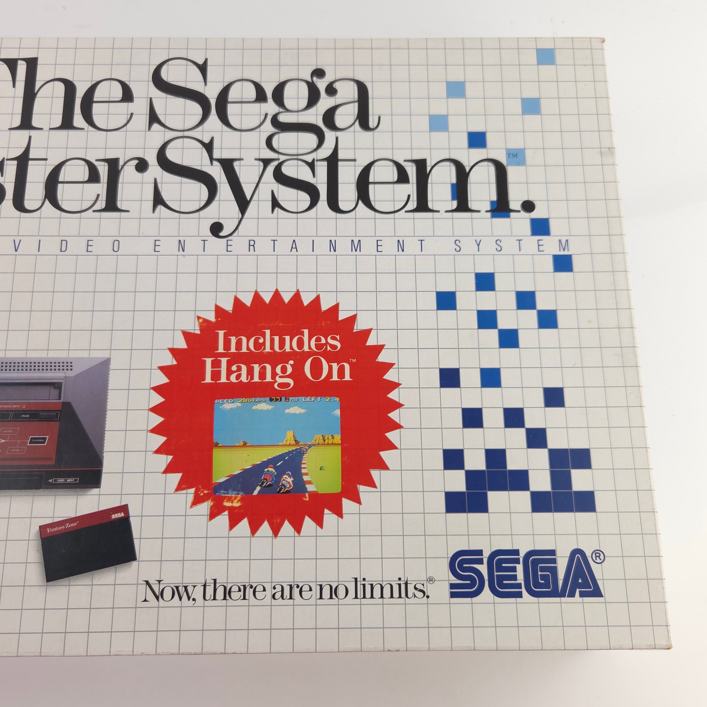 Sega Master System Konsole Hang On OVP PAL teils neuwertig