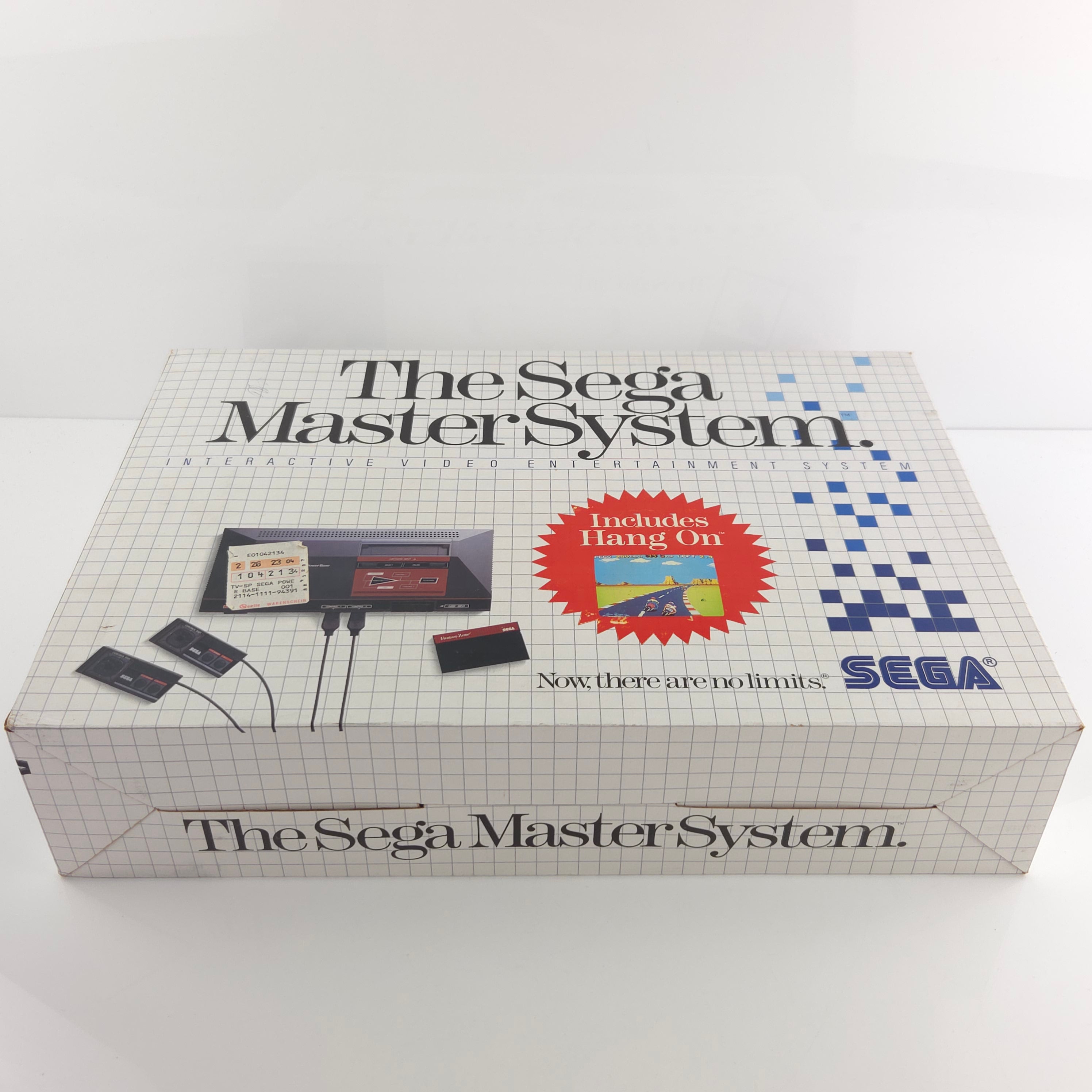 Sega Master System Konsole Hang On OVP PAL teils neuwertig