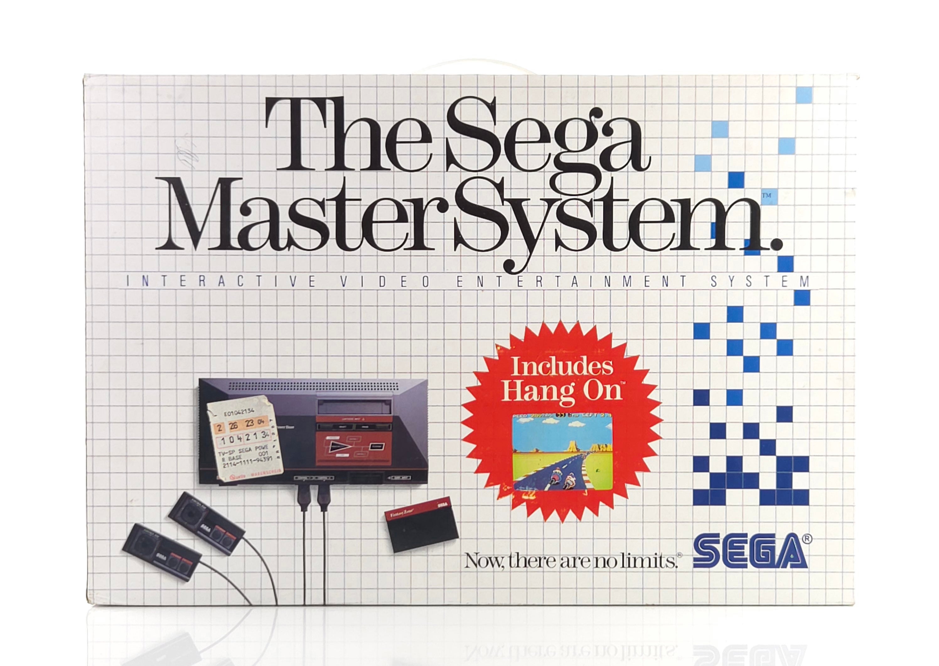 Sega Master System Konsole Hang On OVP PAL teils neuwertig