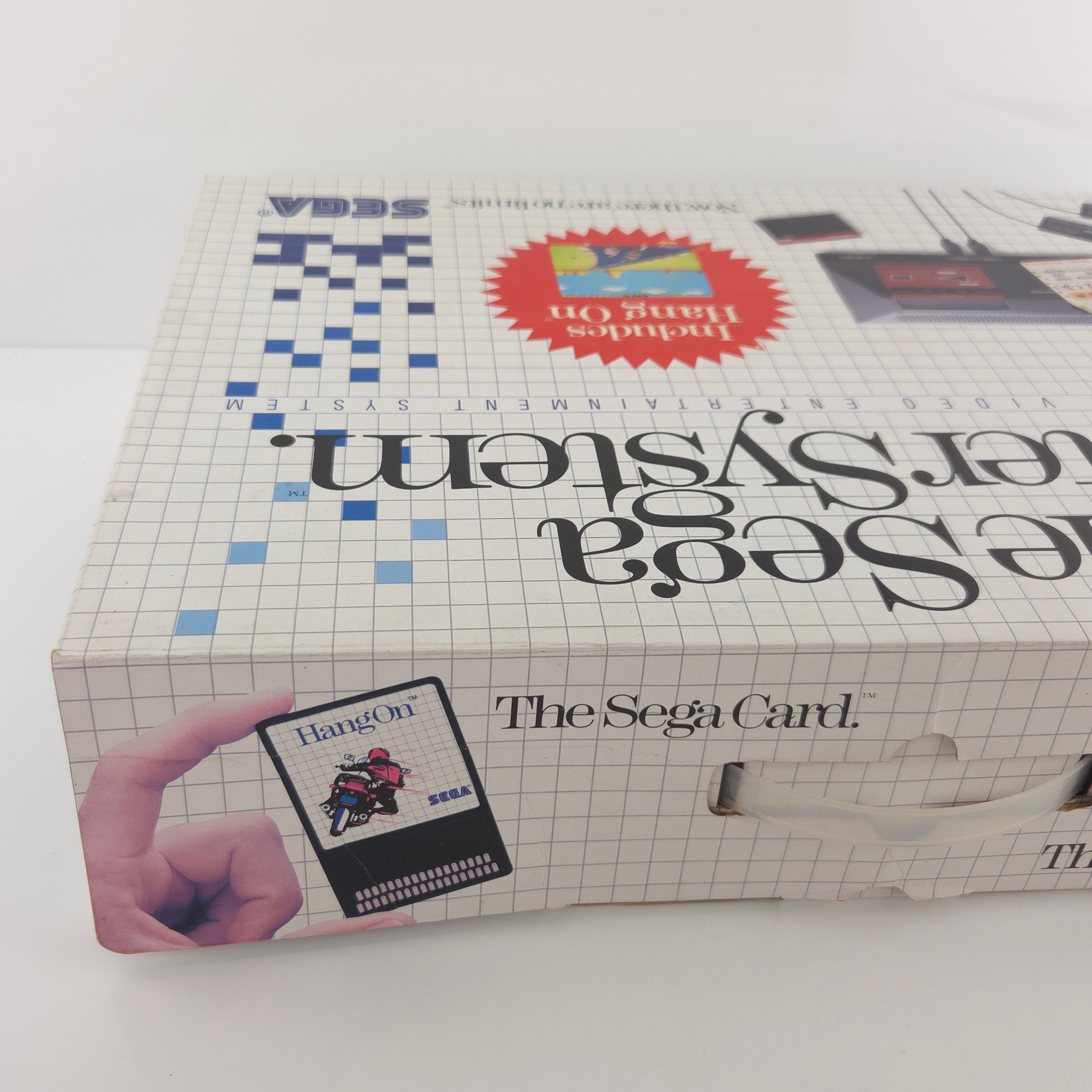 Sega Master System Konsole Hang On OVP PAL teils neuwertig