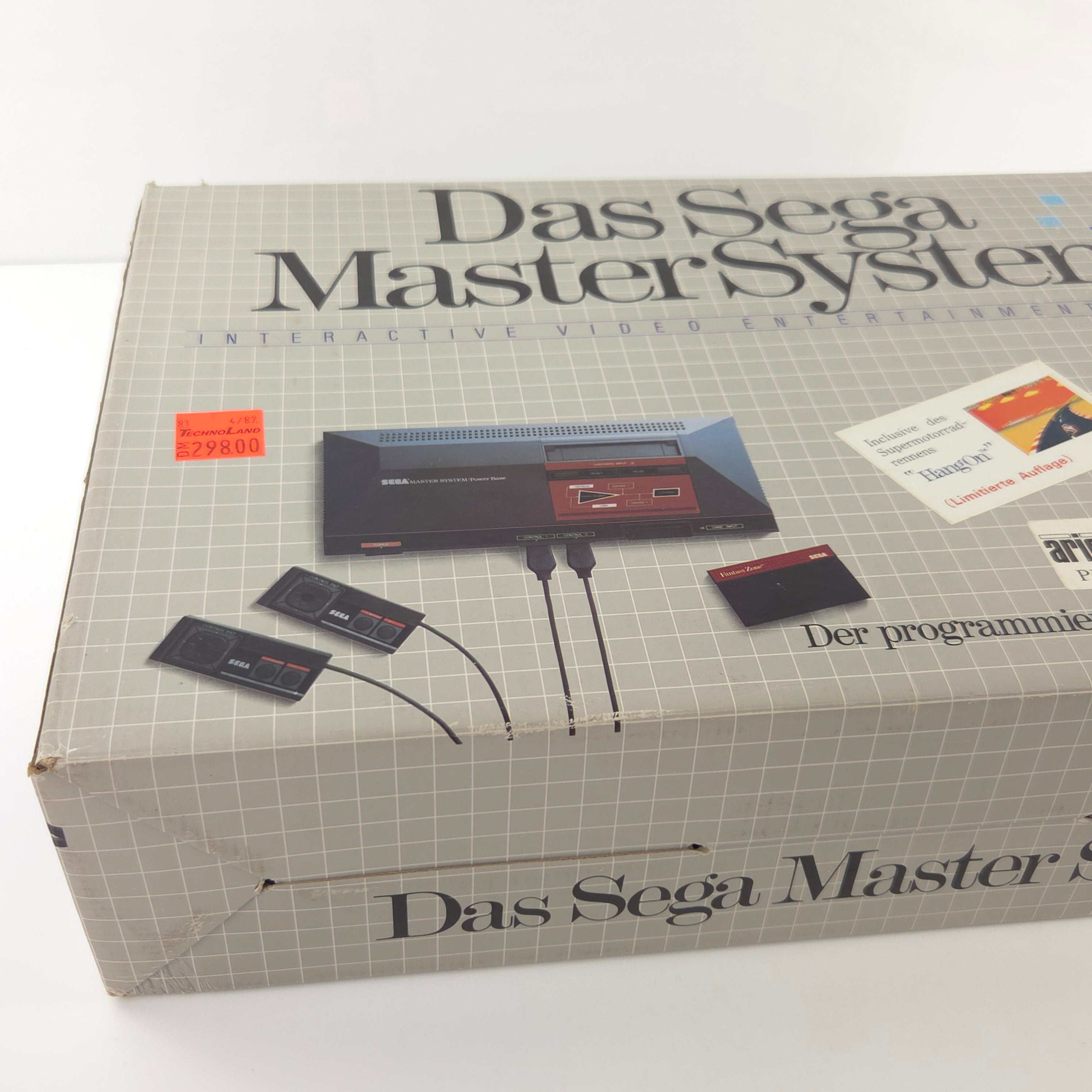 Sega Master System Konsole OVP Hang On PAL