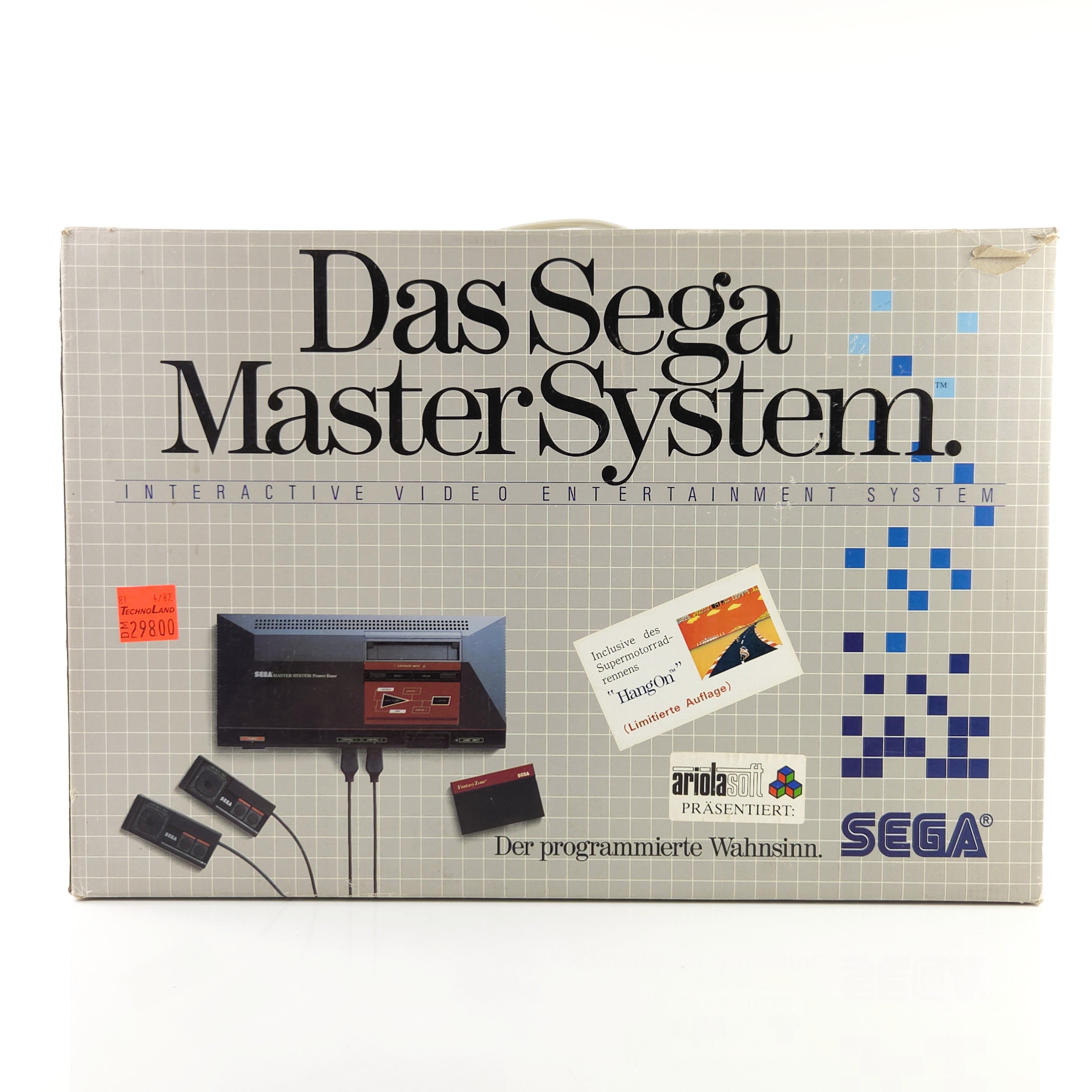 Sega Master System Konsole OVP Hang On PAL