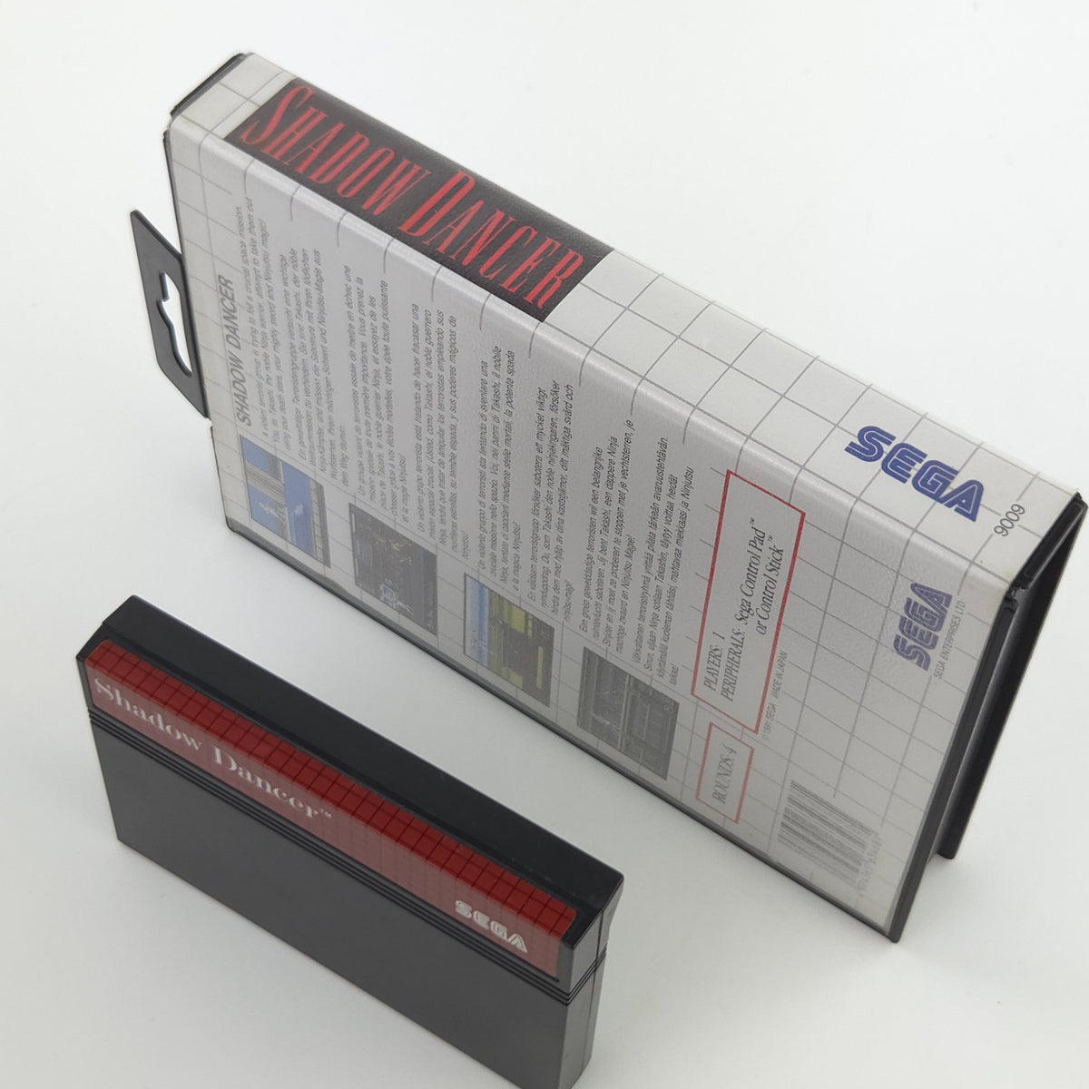 Sega Master System Spiel Shadow Dancer OVP
