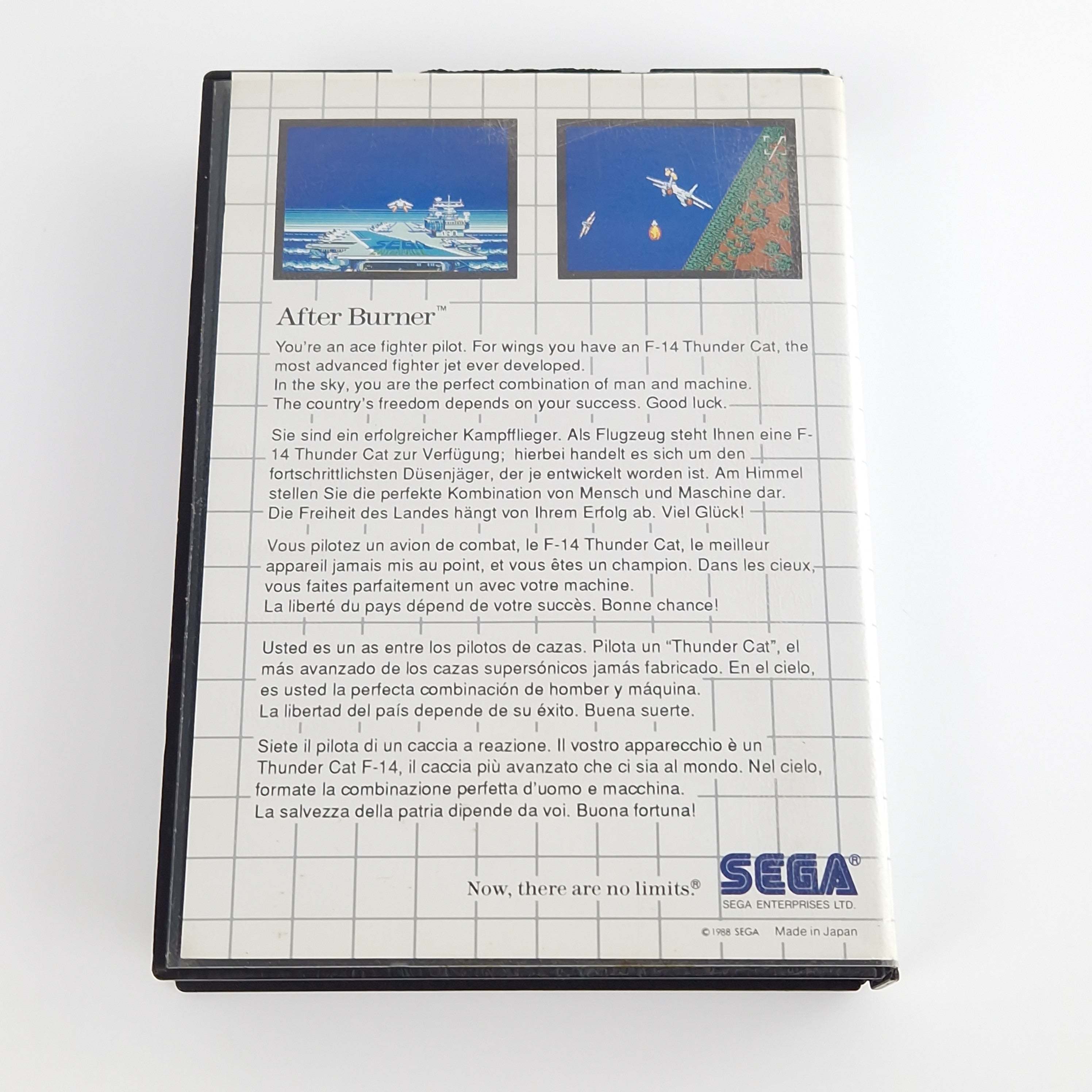 Sega Master System Spiel – After Burner Modul OVP PAL