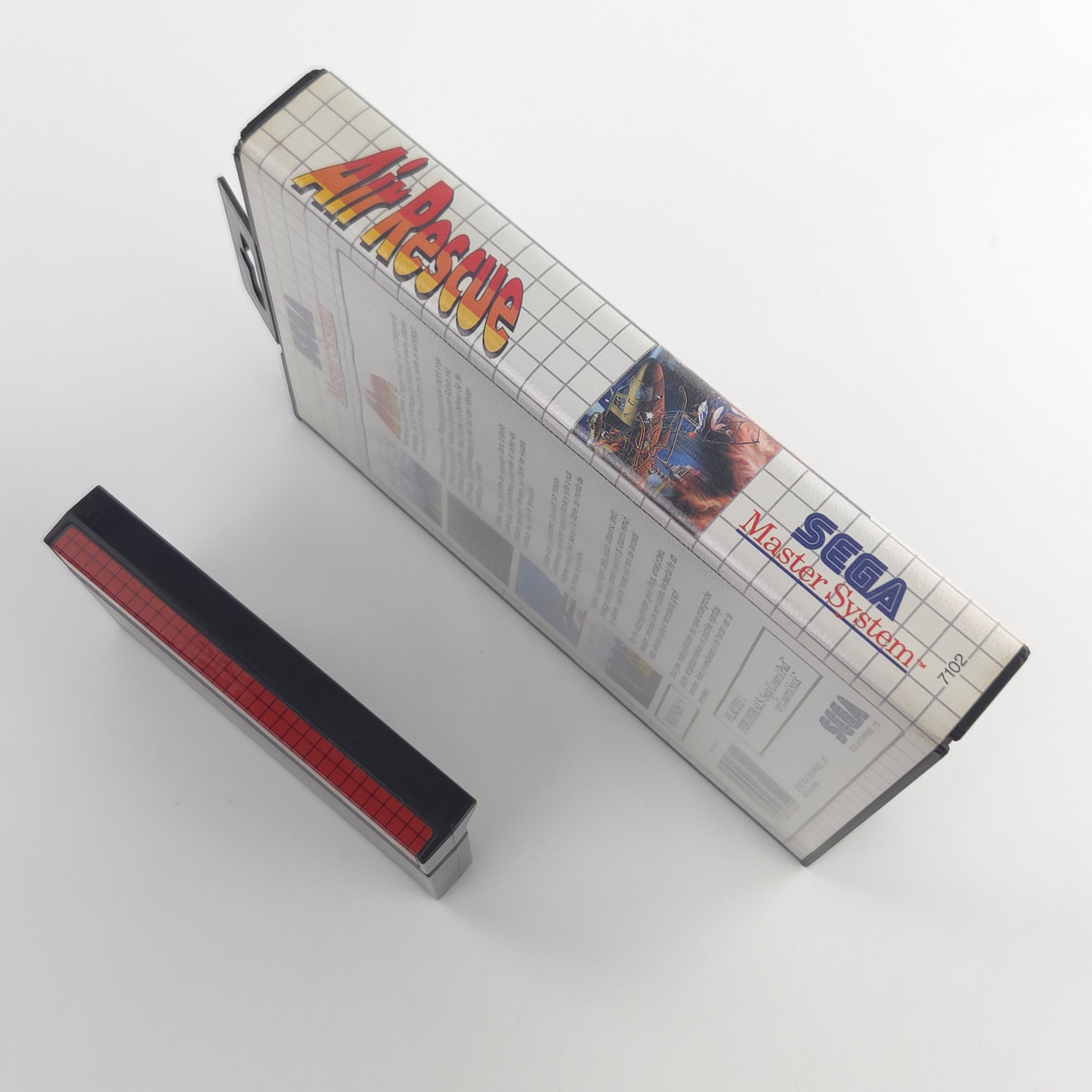 Sega Master System Spiel Air Rescue Modul Anleitung OVP