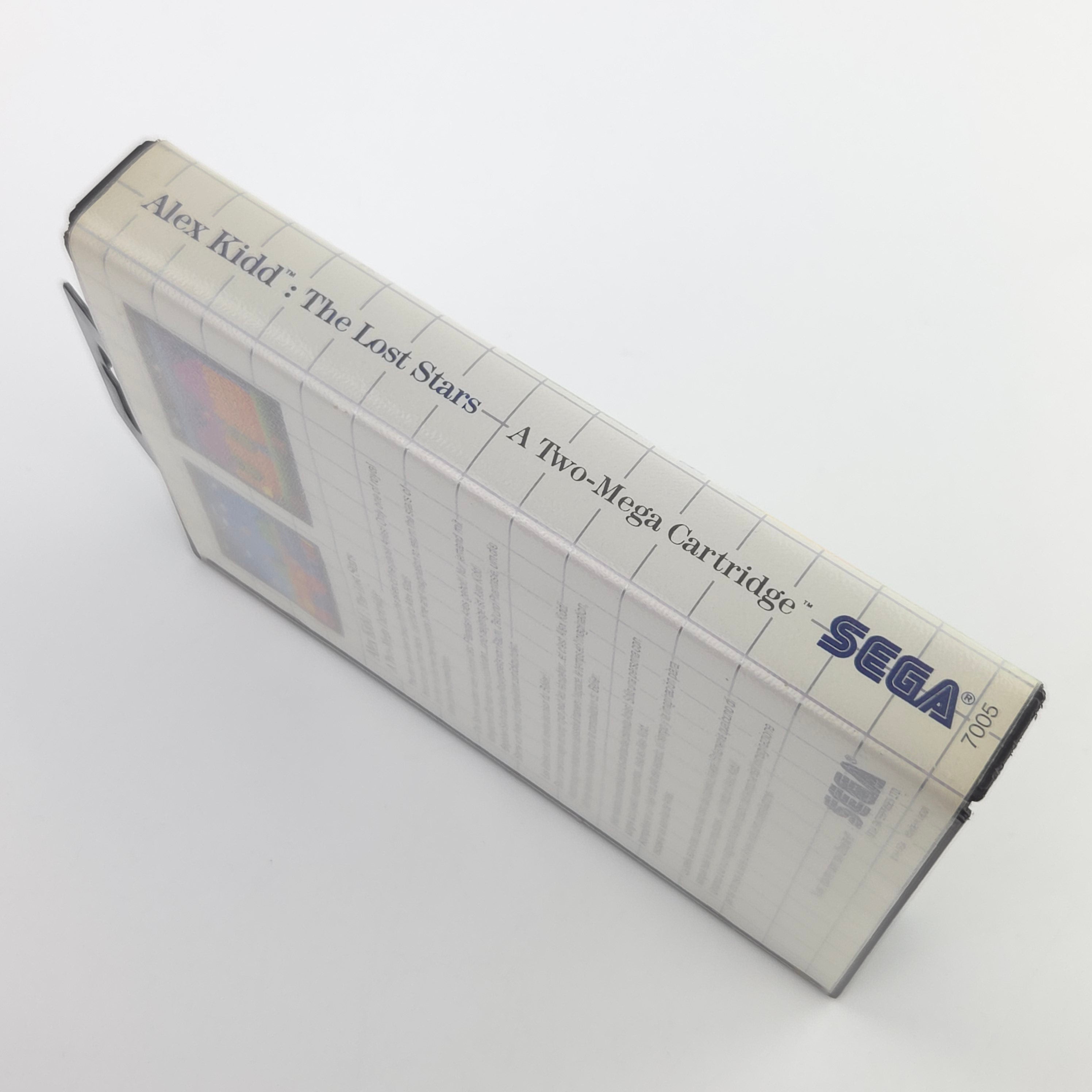 Master System Spiel Alex Kidd Lost Stars OVP PAL
