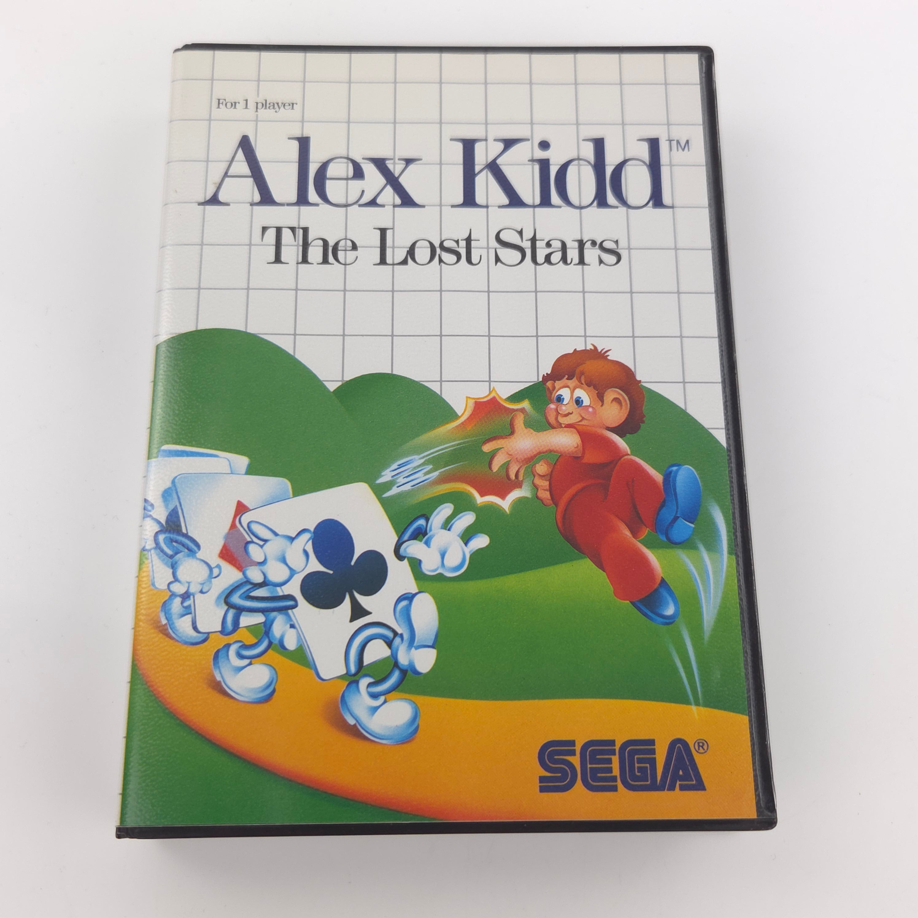 Sega Master System Spiel Alex Kidd Lost Stars OVP PAL 1988