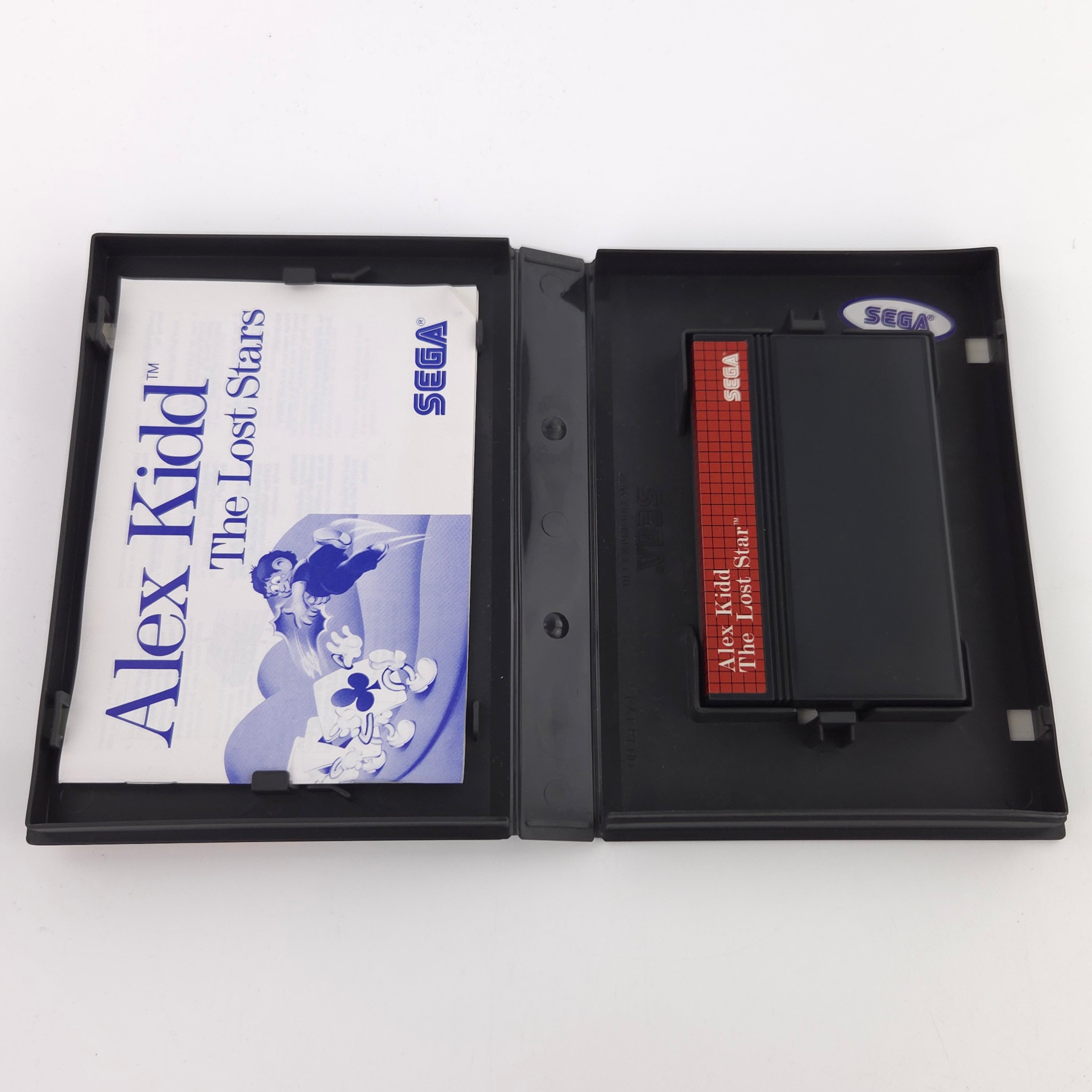 Sega Master System Spiel Alex Kidd Lost Stars OVP PAL 1988