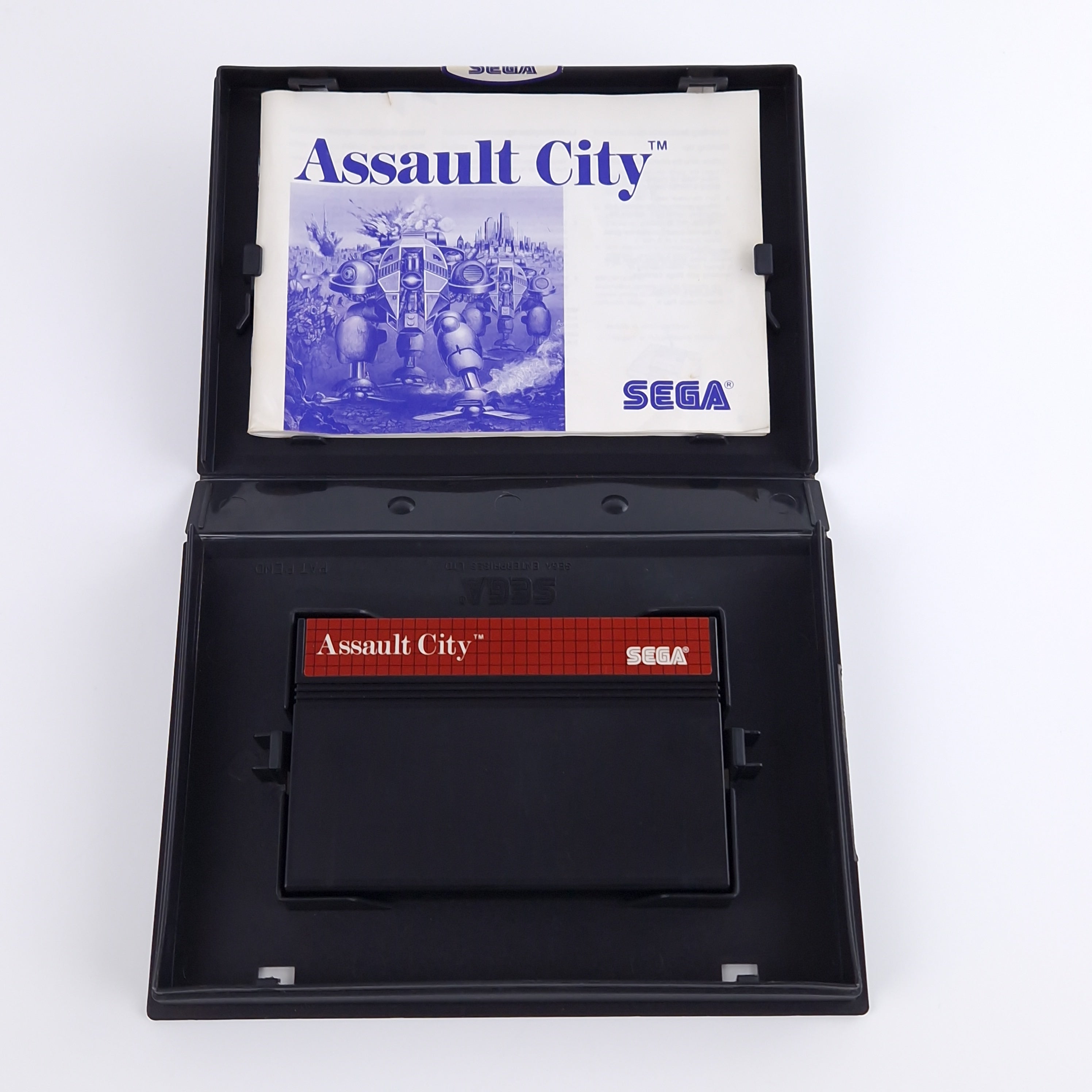 Sega Master System Spiel – Assault City OVP PAL MS