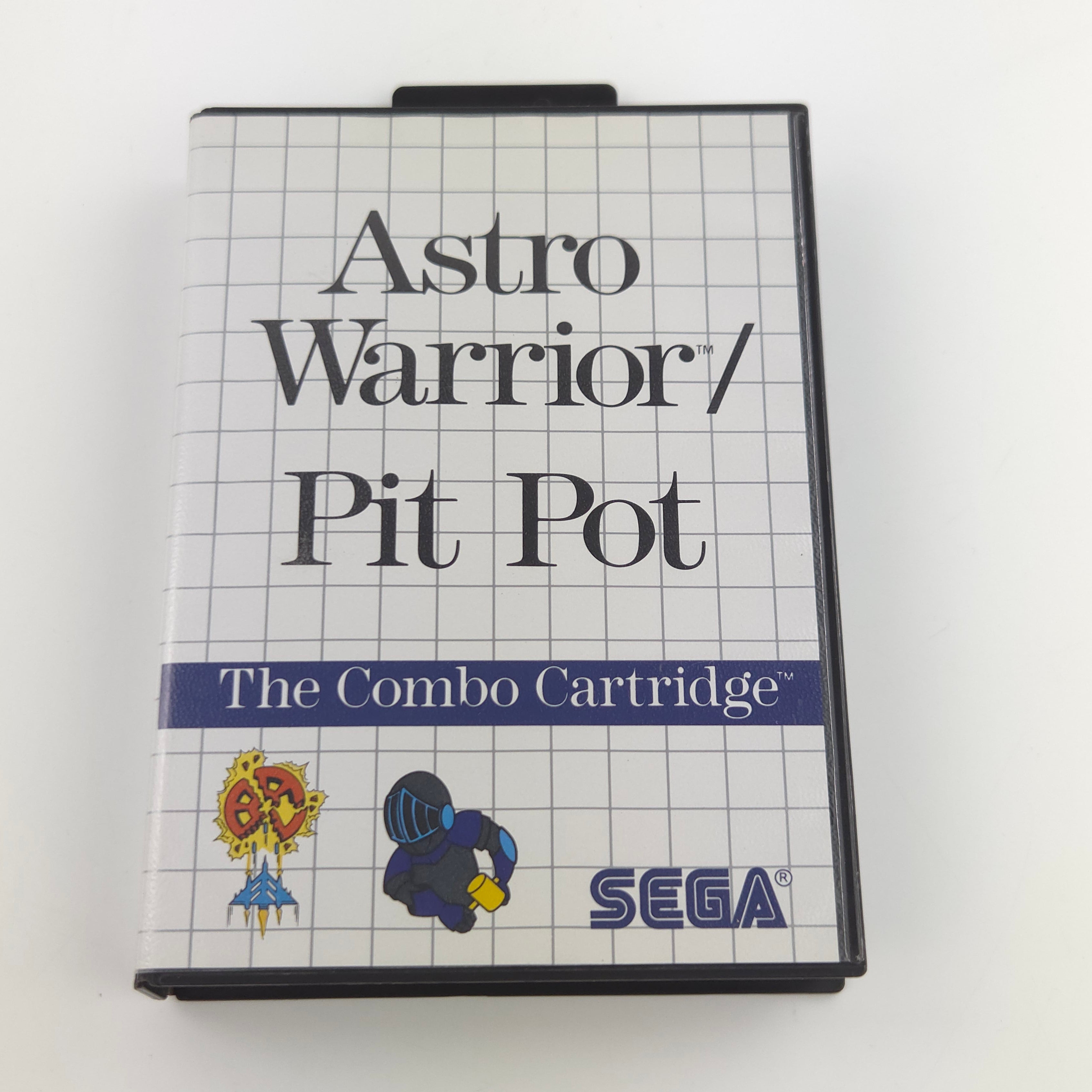 Sega Master System Spiel – Astro Warrior Pit Pot Combo OVP PAL