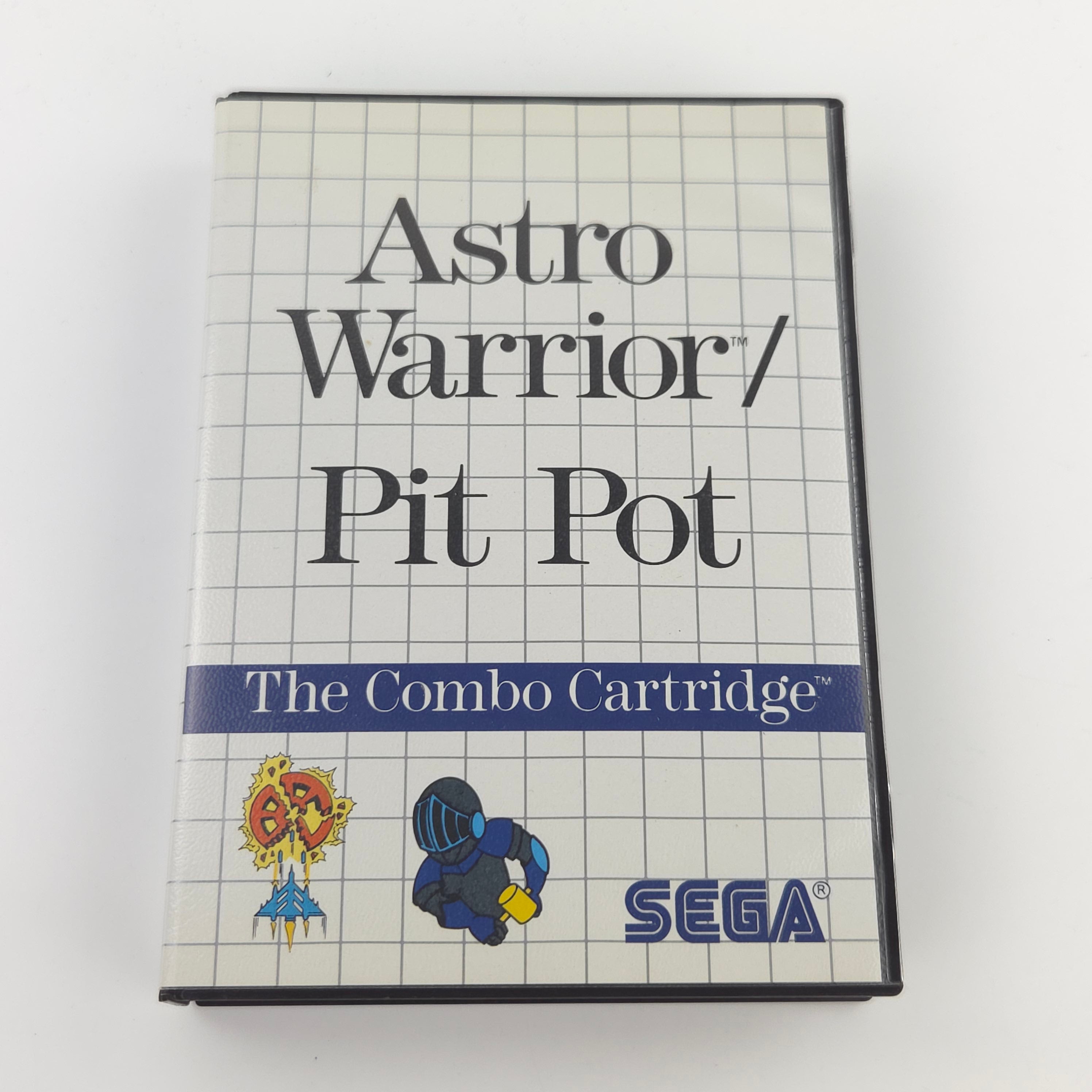 Sega Master System Spiel Astro Warrior Pit Pot MS OVP PAL