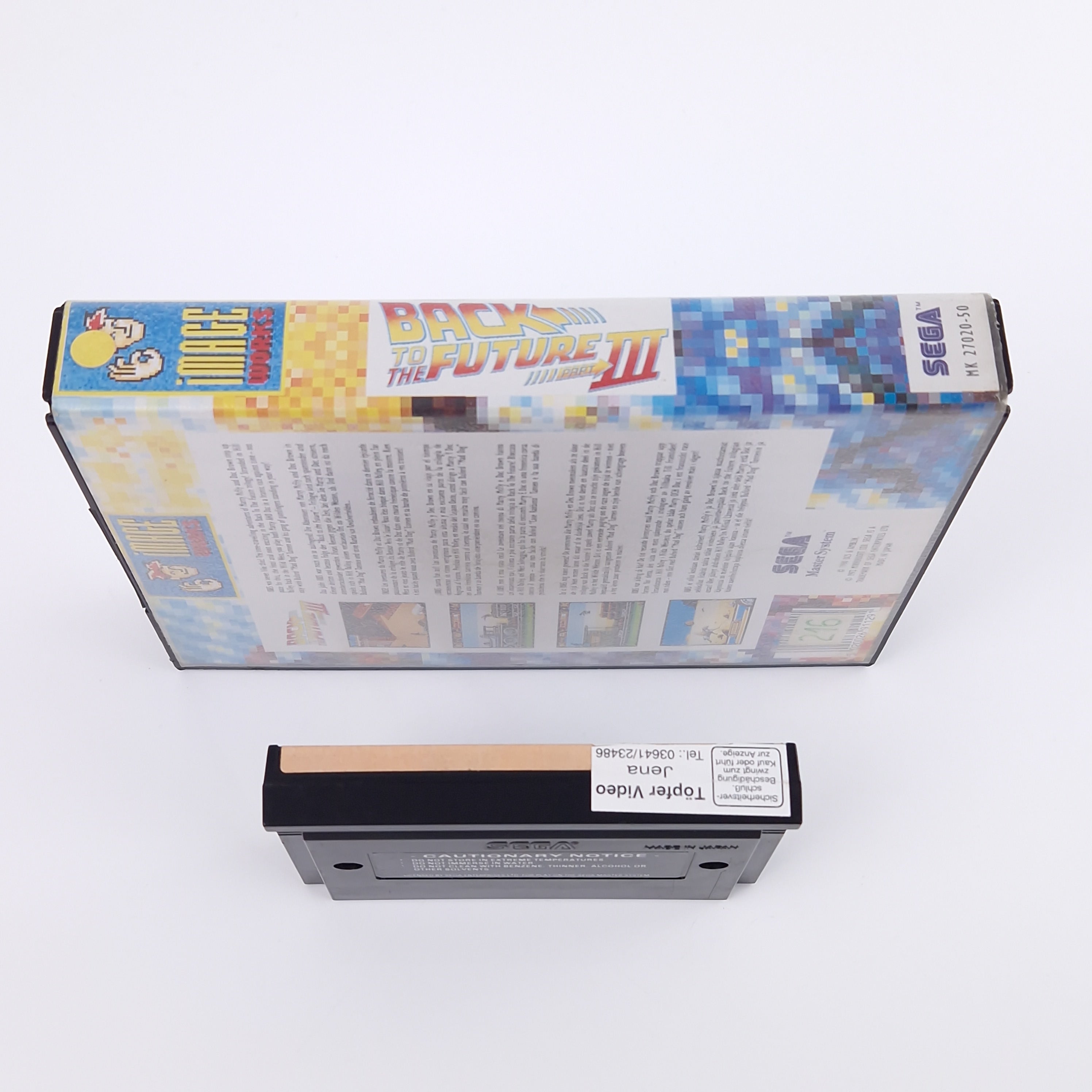Sega Master System Spiel – Back to the Future III OVP PAL