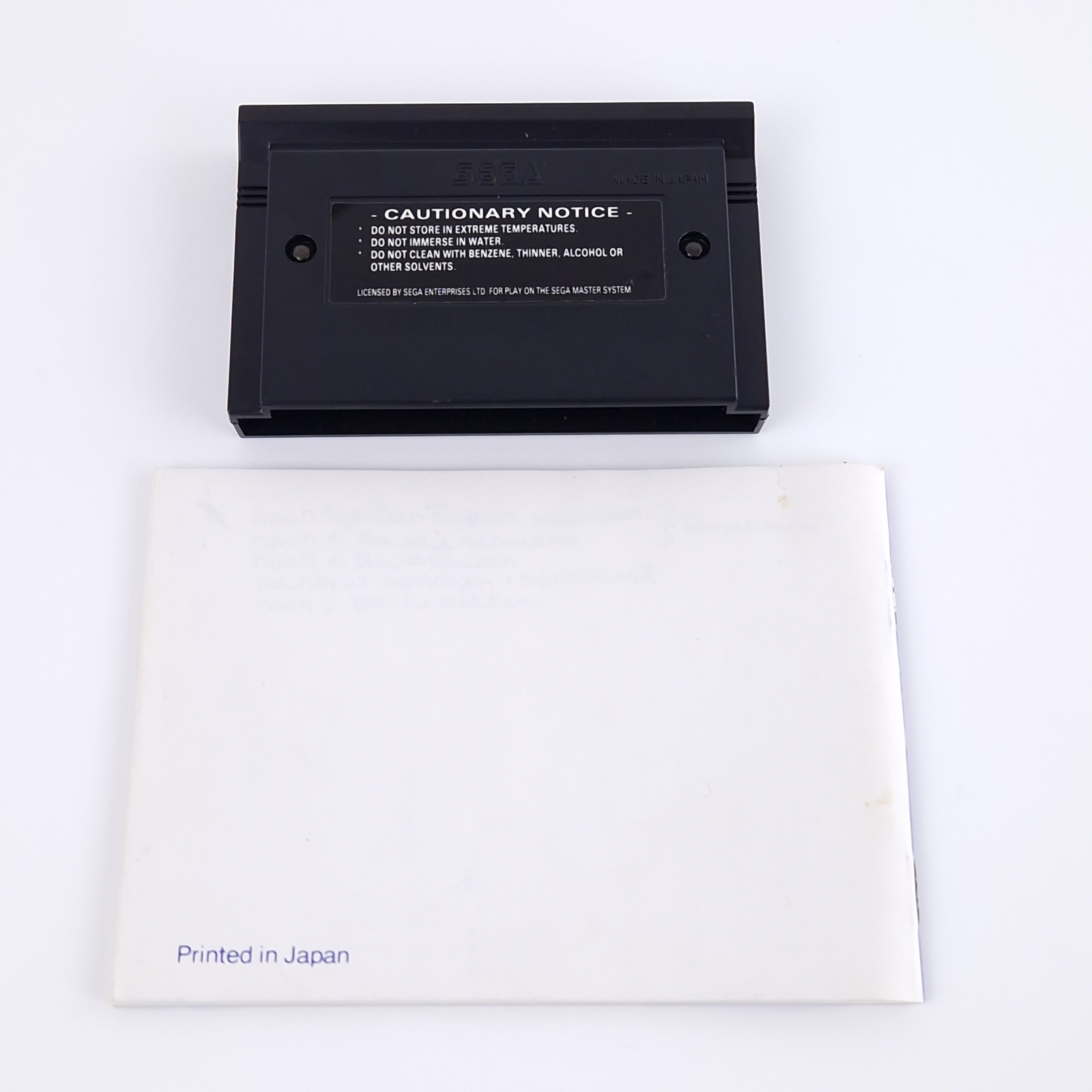 Sega Master System Spiel – Back to the Future III OVP PAL