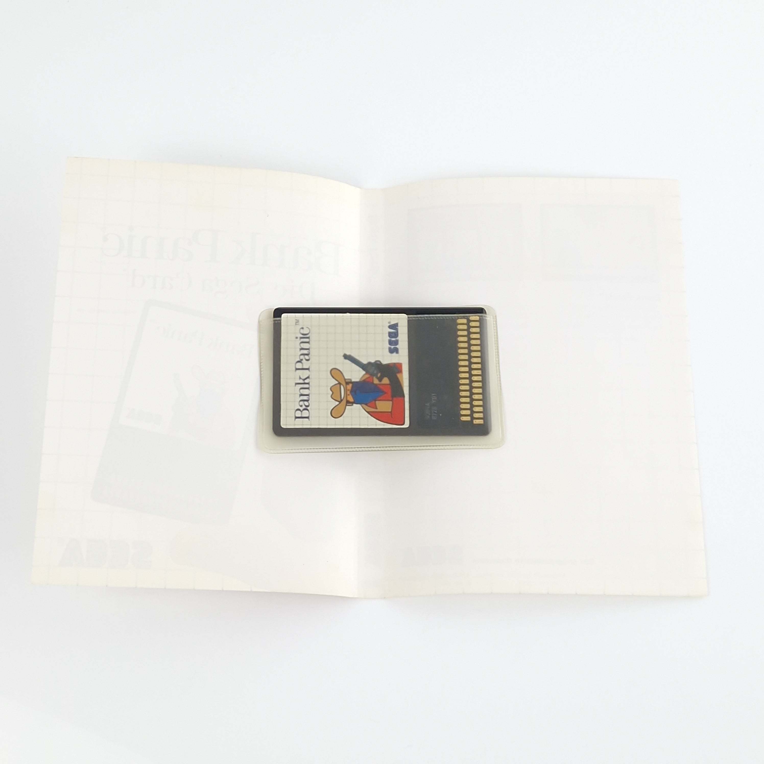 Sega Master System Spiel – Bank Panic Die Sega Card PAL OVP
