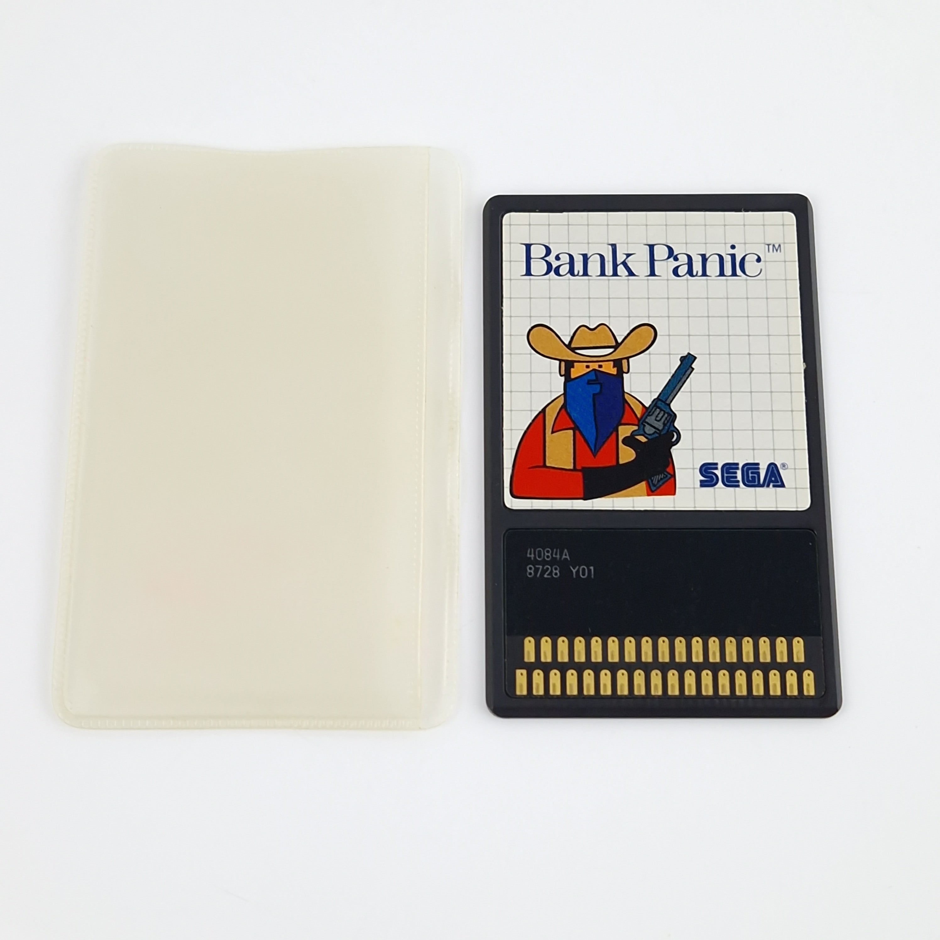 Sega Master System Spiel – Bank Panic Die Sega Card PAL OVP
