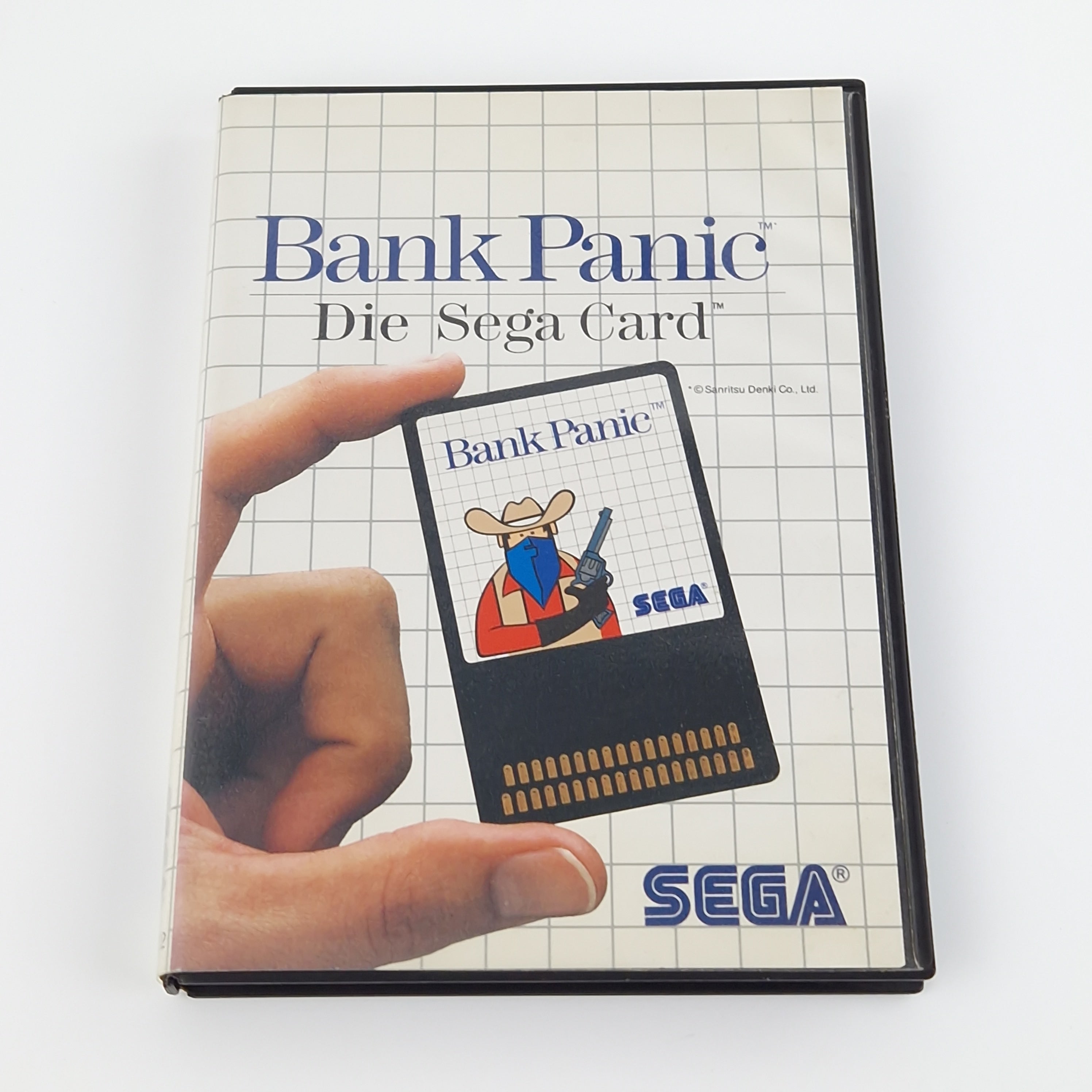 Sega Master System Spiel – Bank Panic Die Sega Card PAL OVP